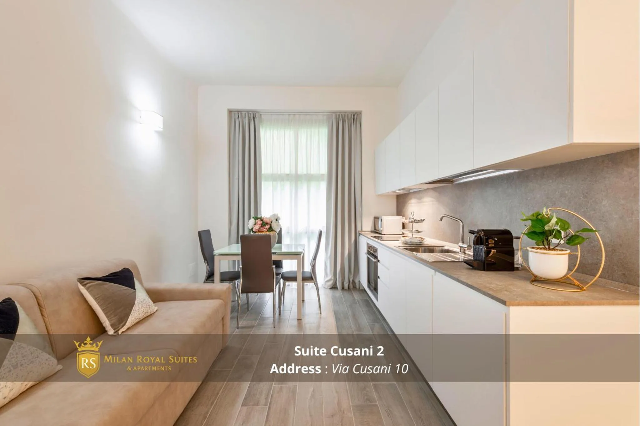 Kitchen or kitchenette in Milan Royal Suites - Centro