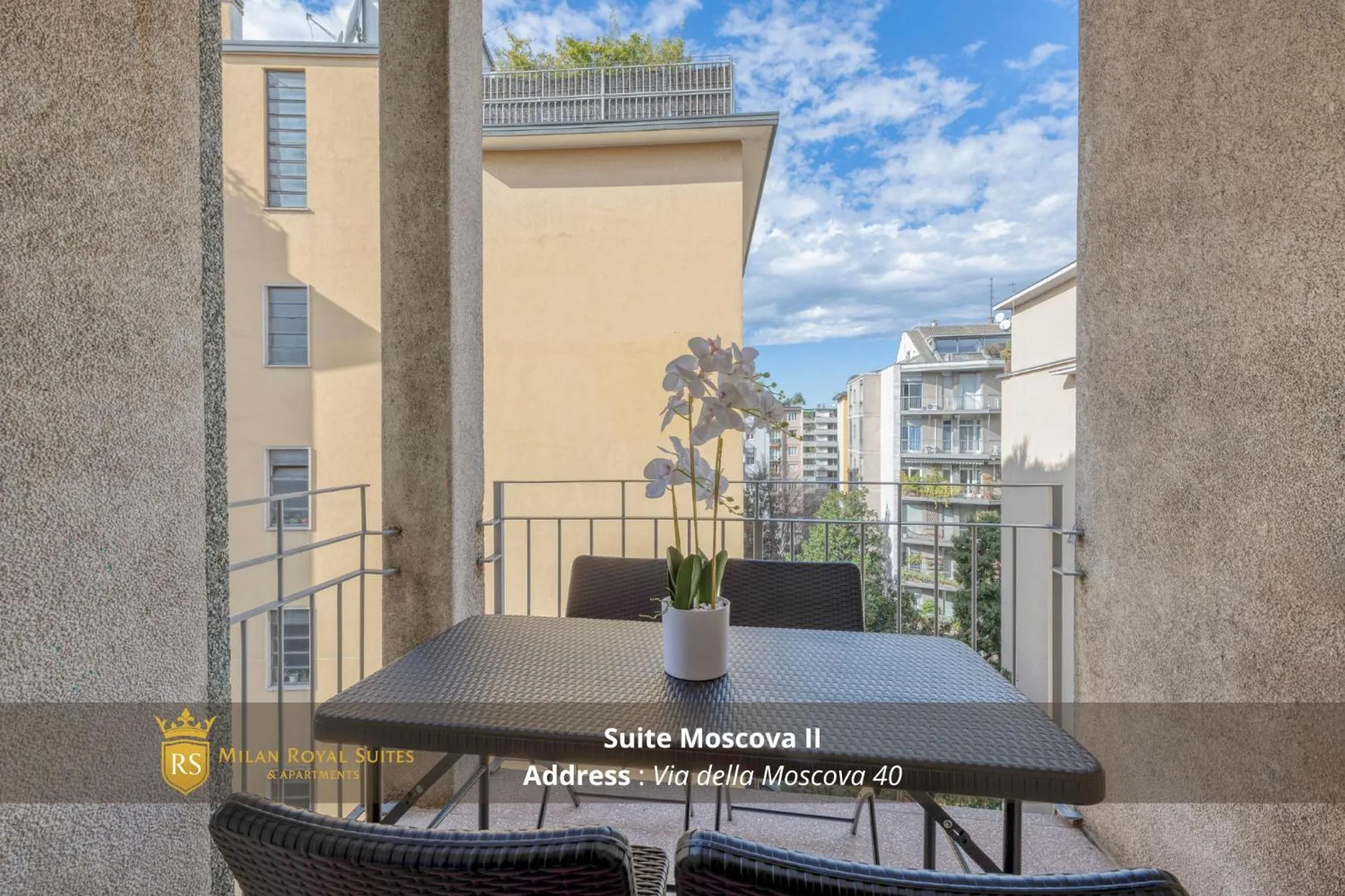 Balcony/Terrace in Milan Royal Suites - Centro