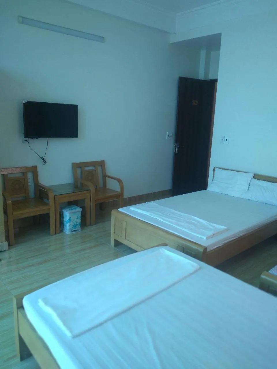 Bed in Gate Tuan Chau Hotel