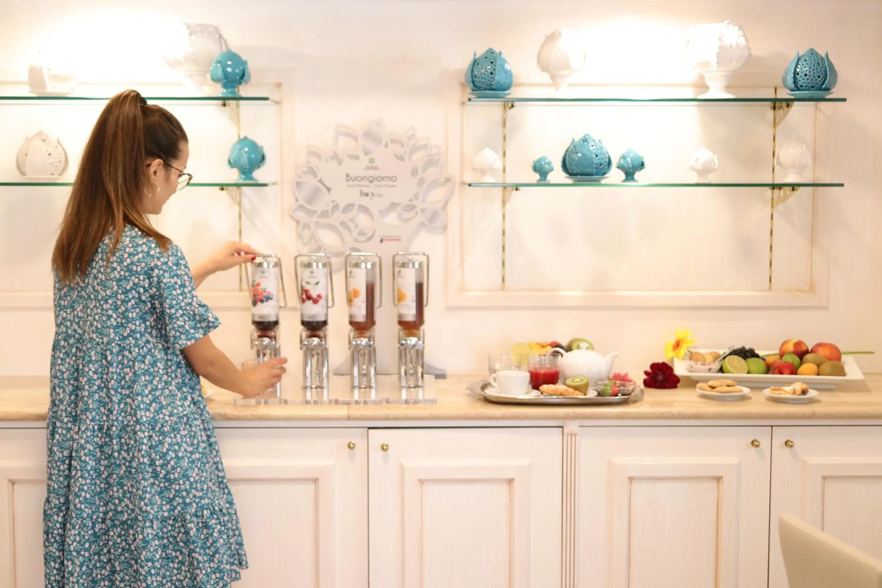 Italian breakfast in Hotel Castel Miramonti