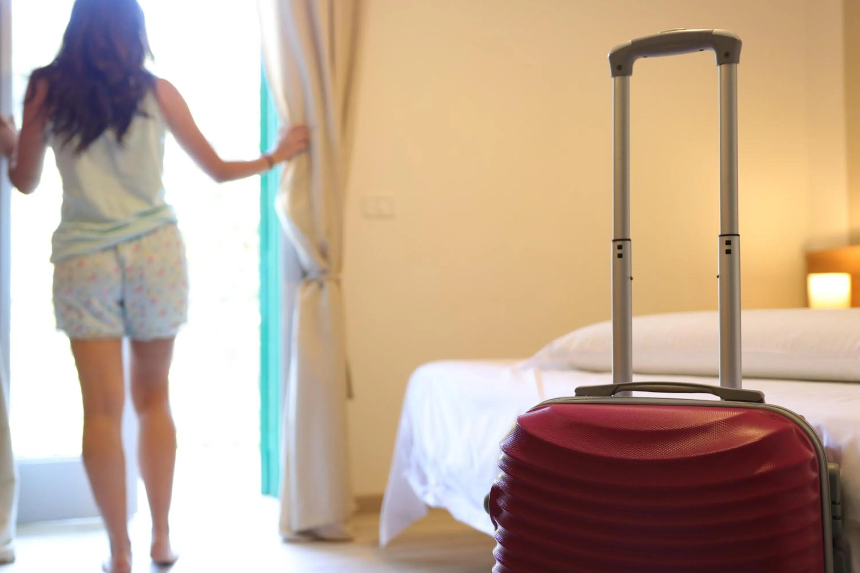 Balcony/Terrace, Bed in Hotel Castel Miramonti