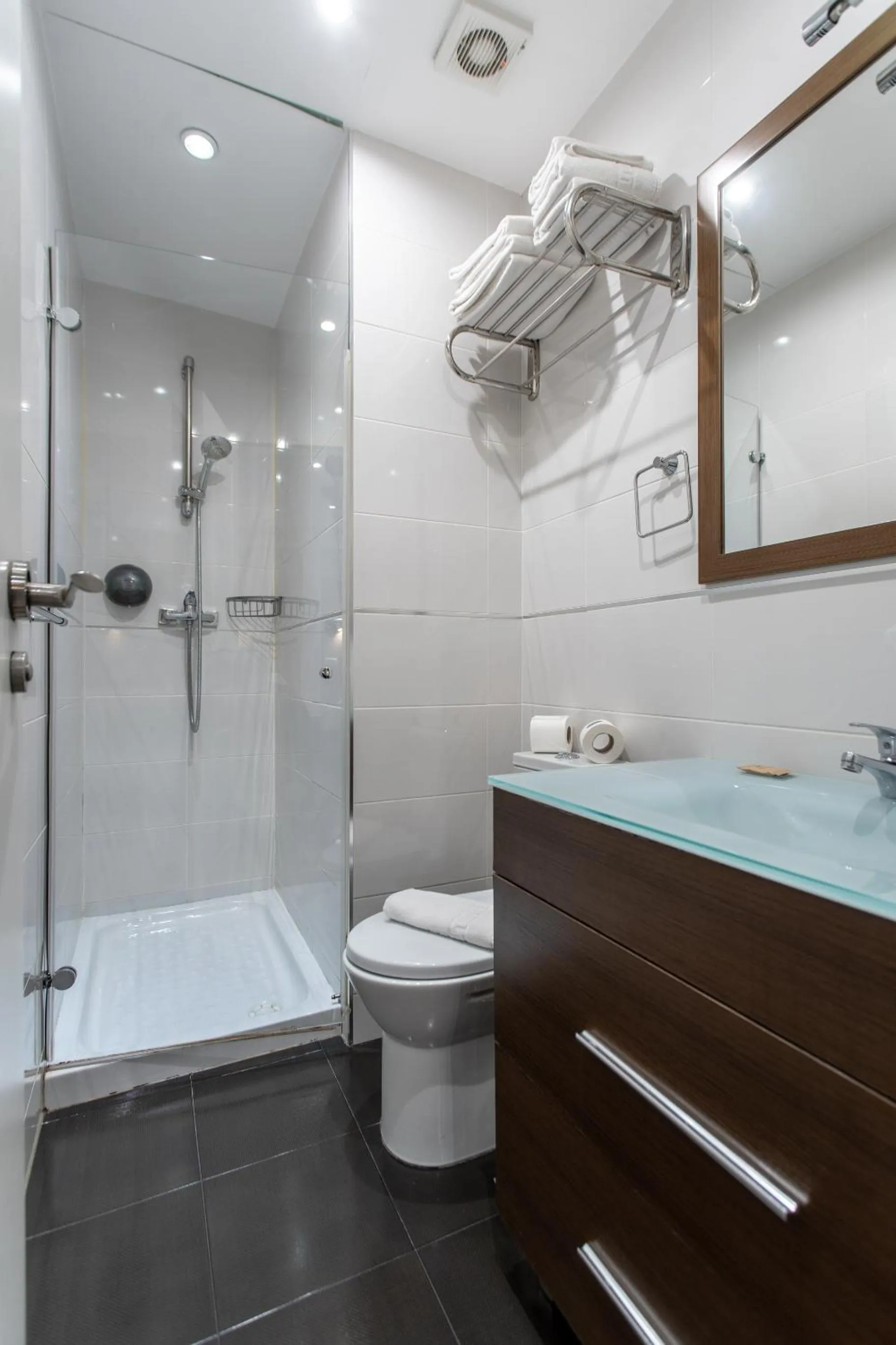 Shower in Apartamentos Nickel
