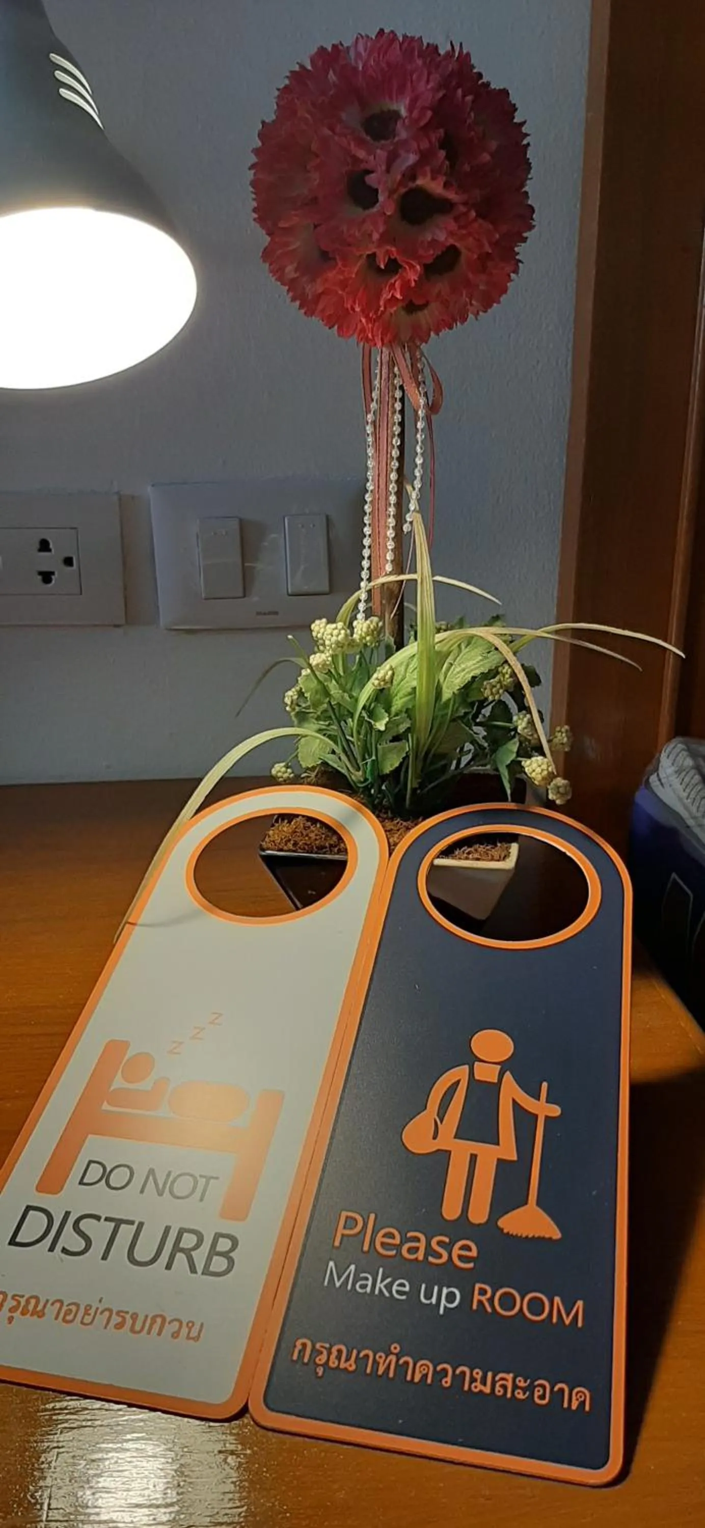 Logo/Certificate/Sign in Sala Bua Room