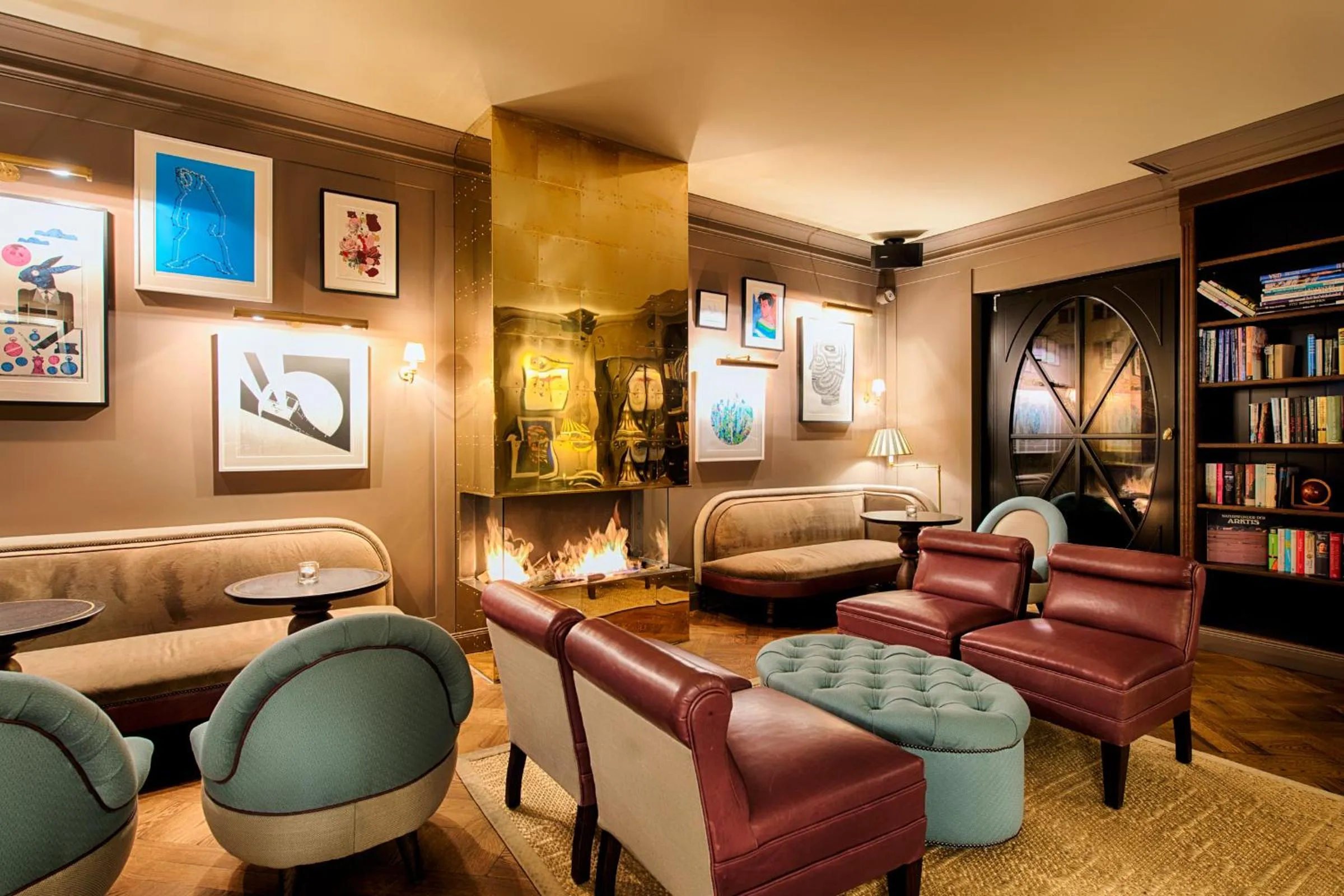 Lounge or bar in Mondrian Suites Berlin am Checkpoint Charlie