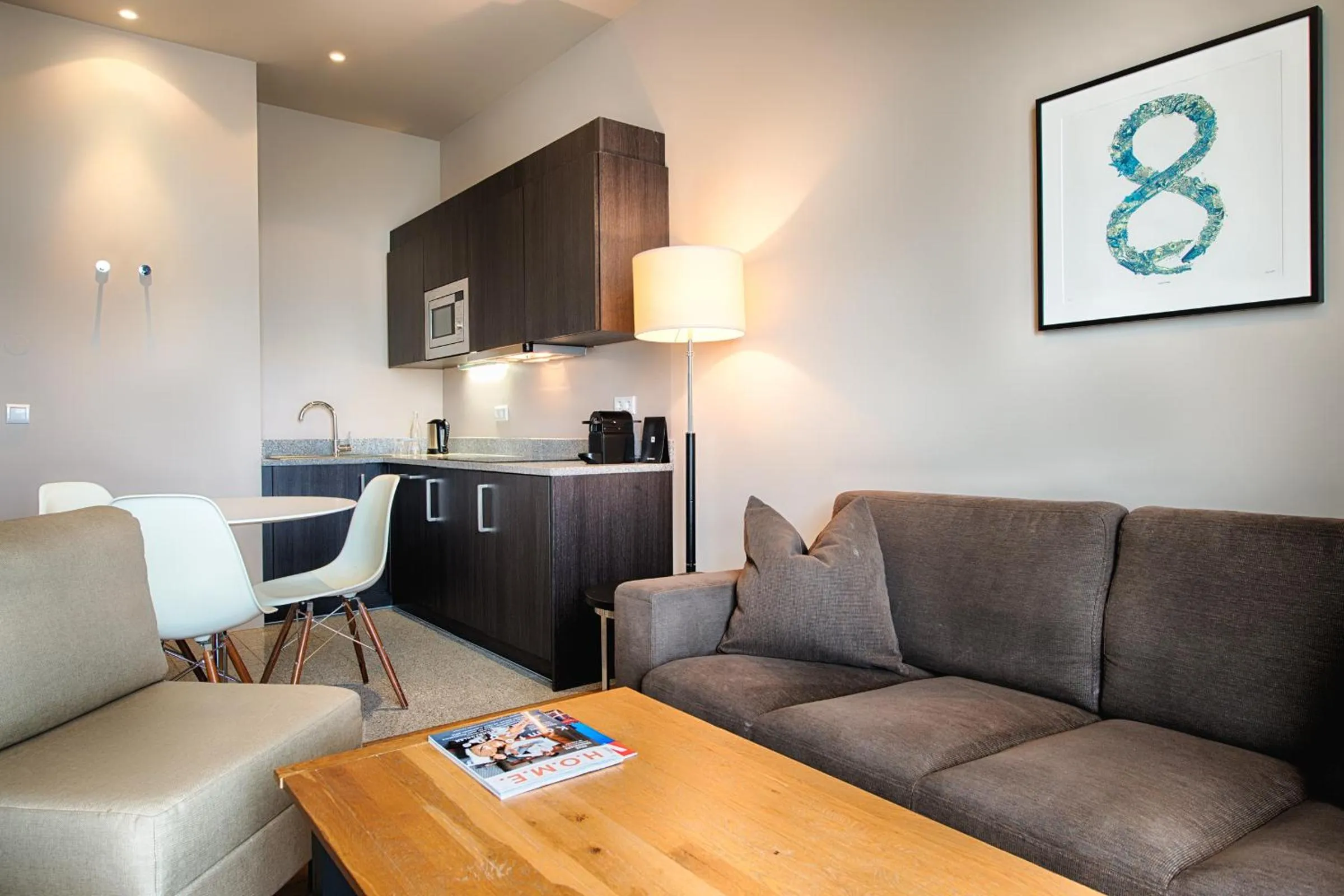 Kitchen or kitchenette in Mondrian Suites Berlin am Checkpoint Charlie