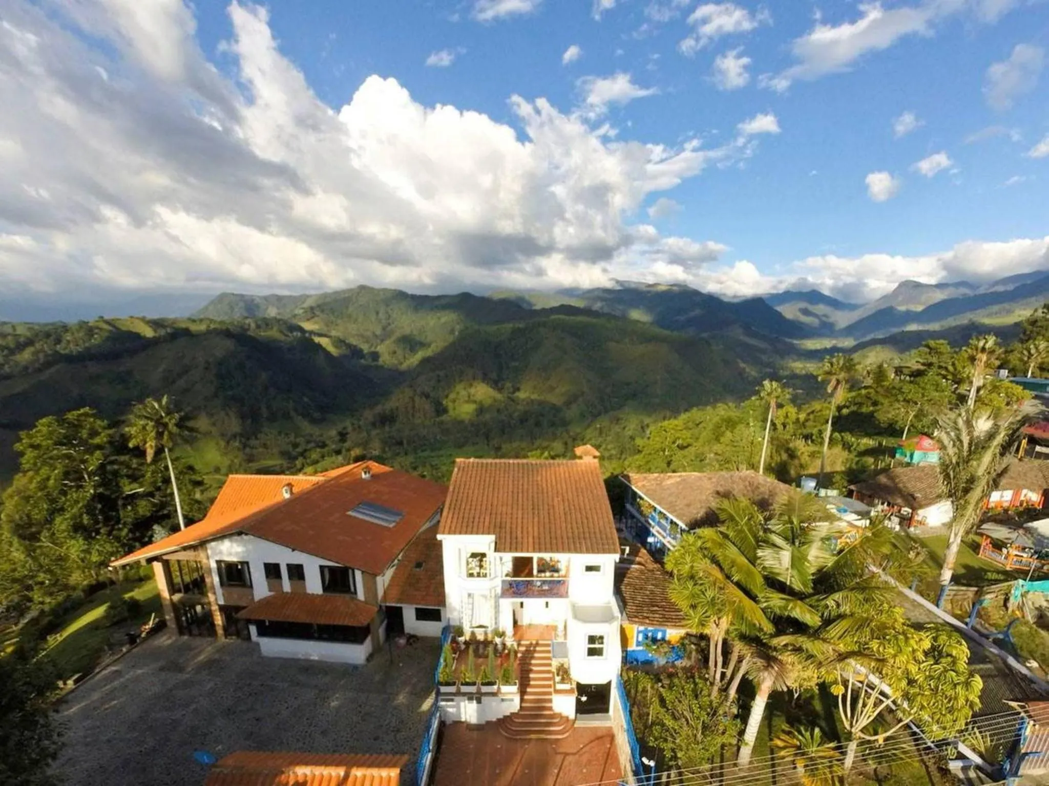 Property building in Hotel El Mirador del Cocora