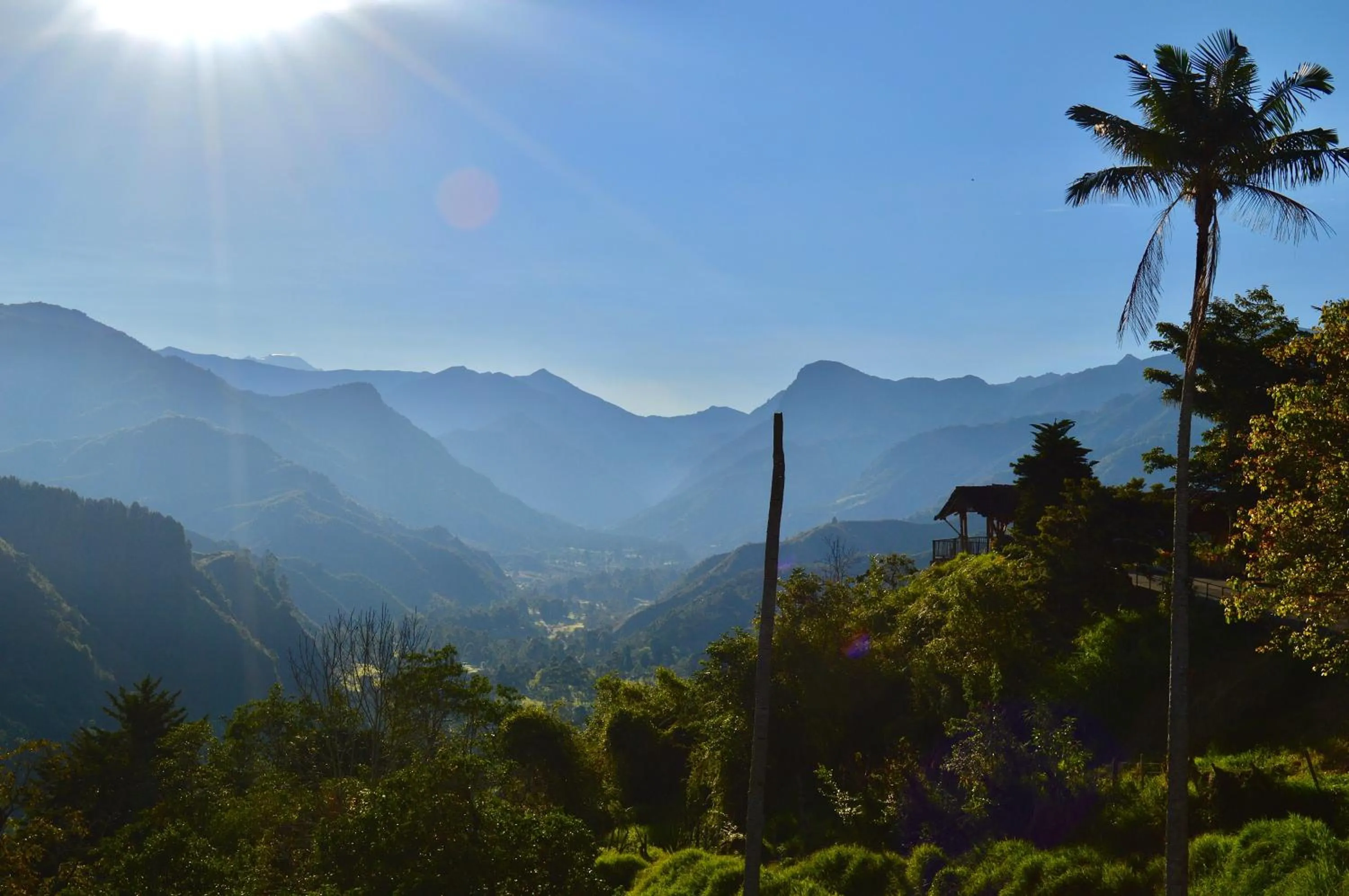 Mountain view in Hotel El Mirador del Cocora