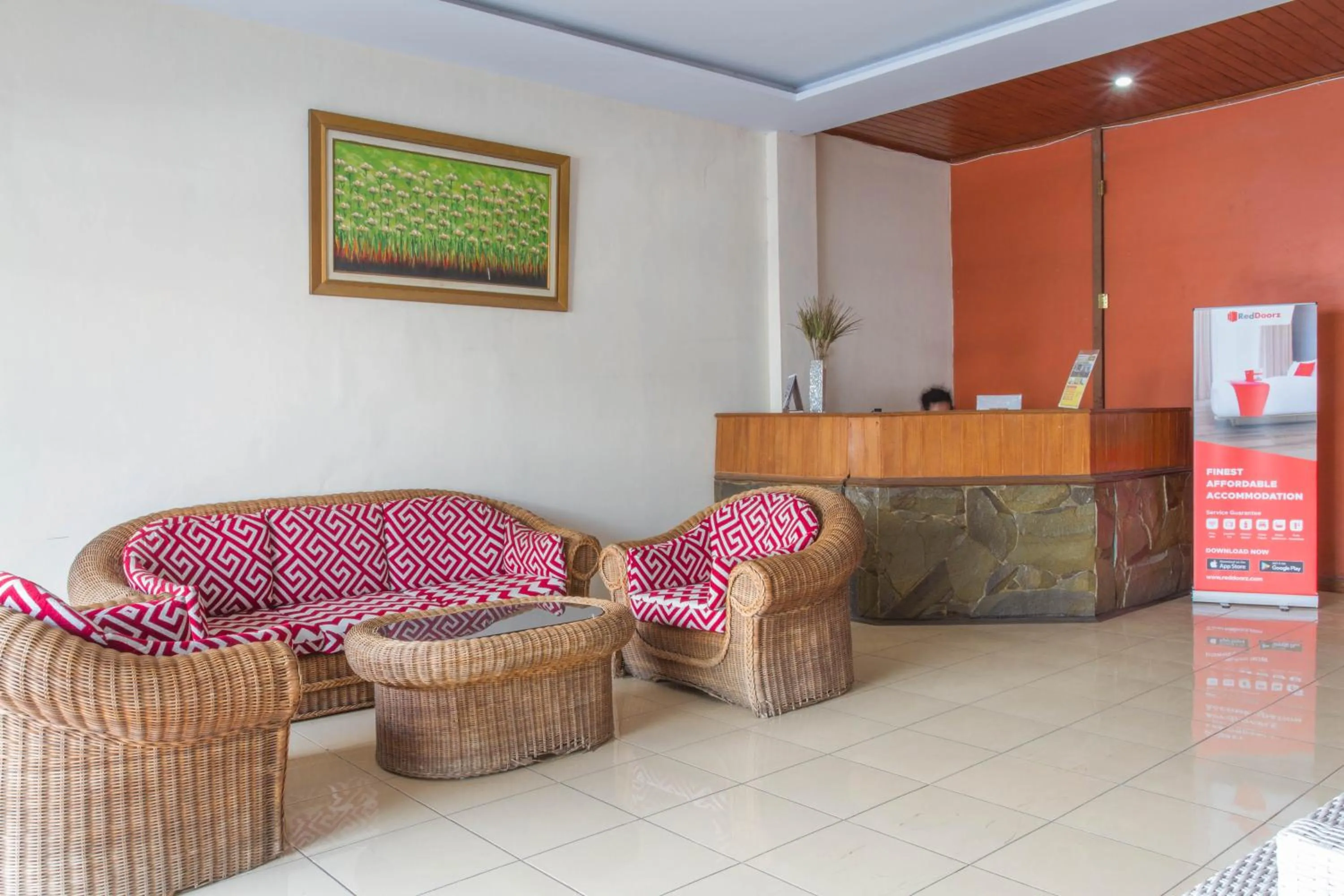 Living room in RedDoorz Plus @ Otista Garut