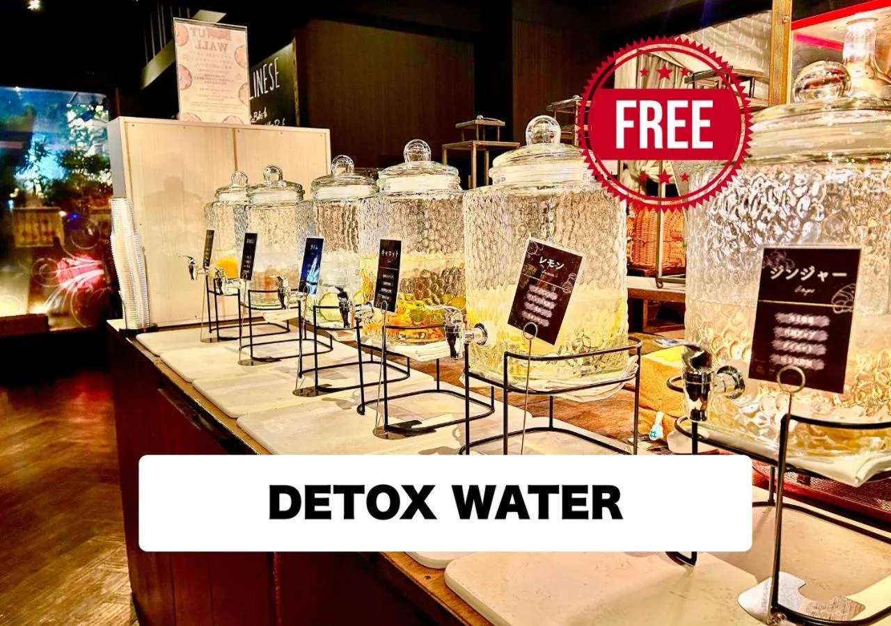 Food and drinks in Hotel Balian Resort Higashi Shinjuku