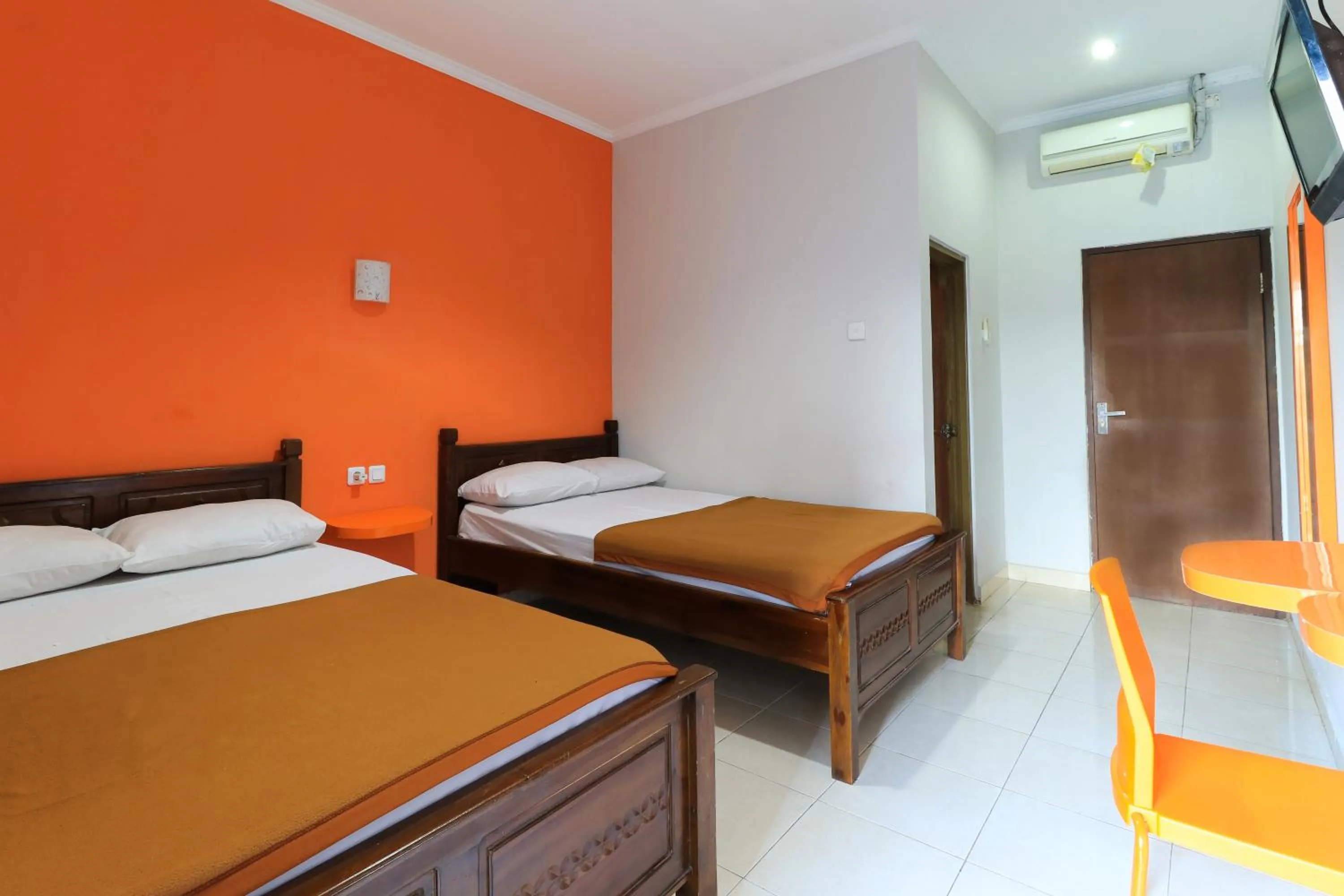 Bed in Hotel Warta Putra