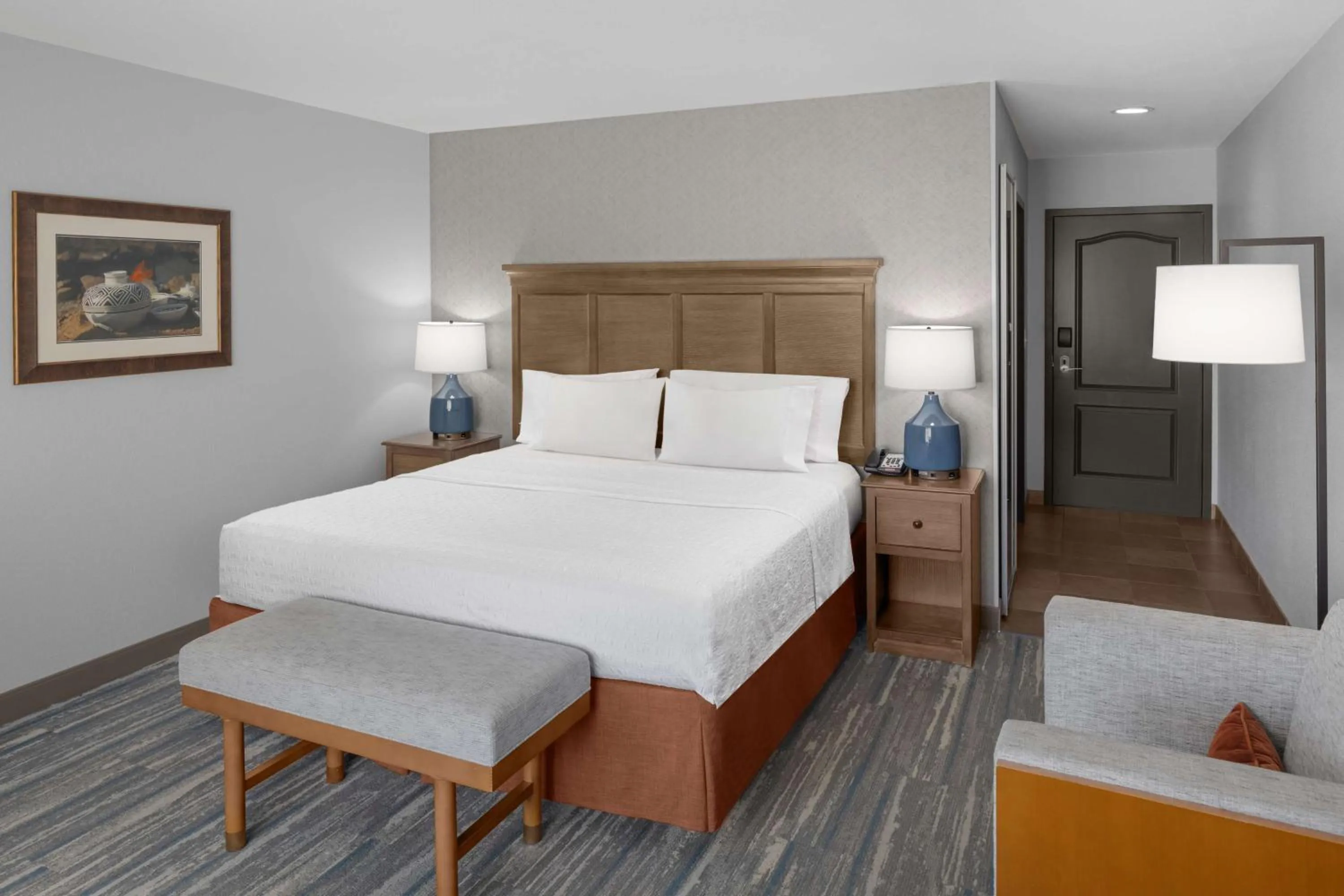 Living room, Bed in Hampton Inn & Suites Springdale/Zion National Park