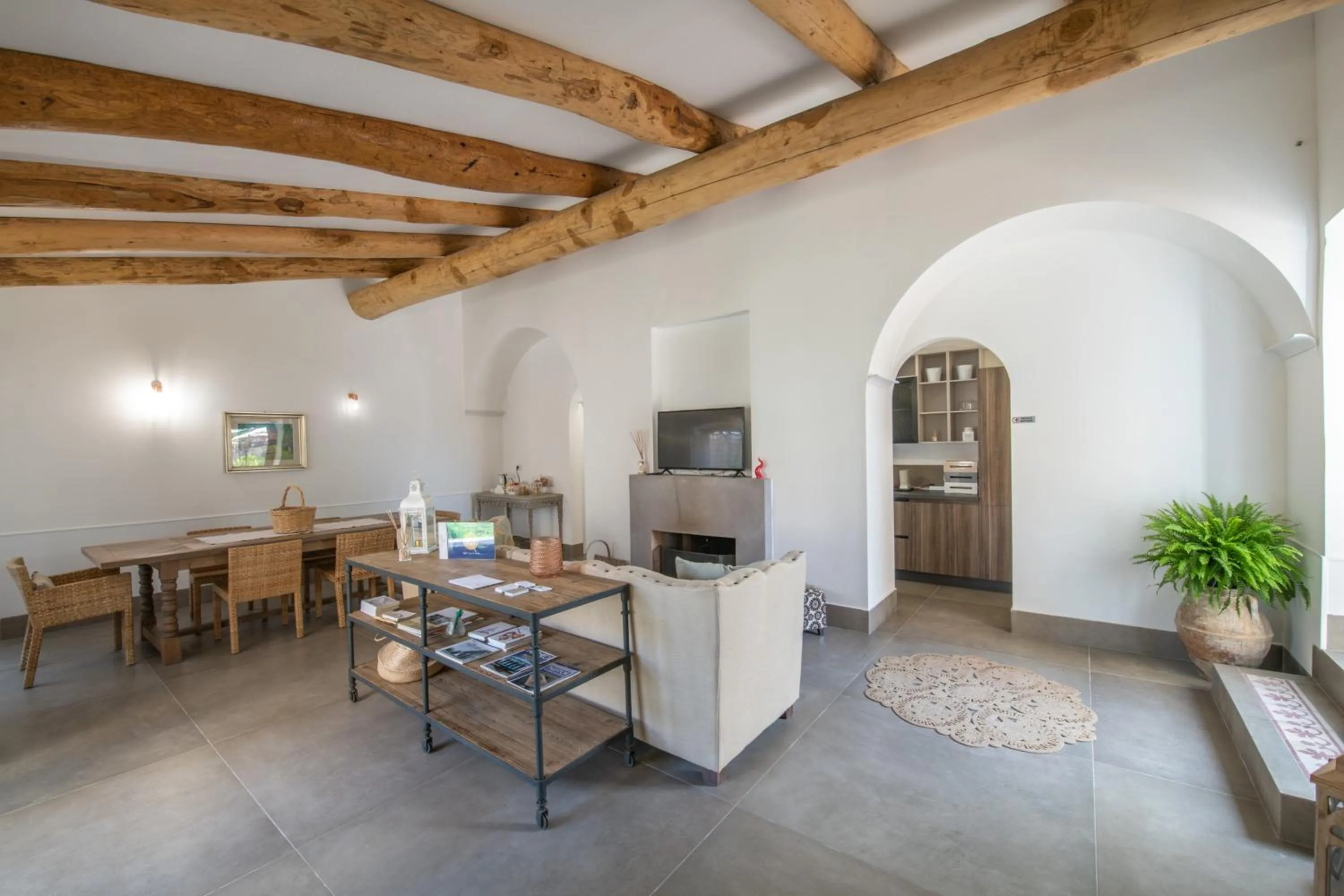 Living room in B&B Casa Franco