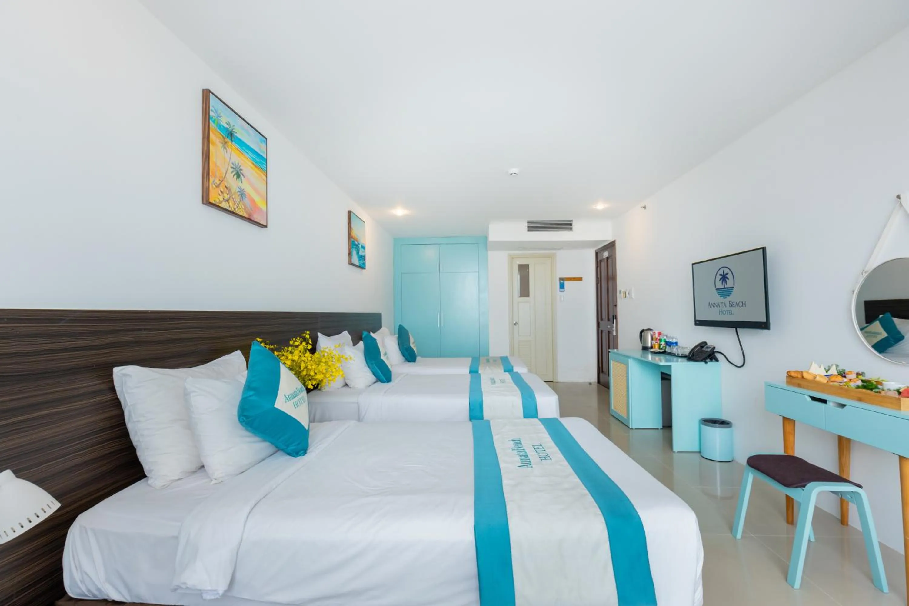 TV and multimedia, Bed in Annata Beach Hotel