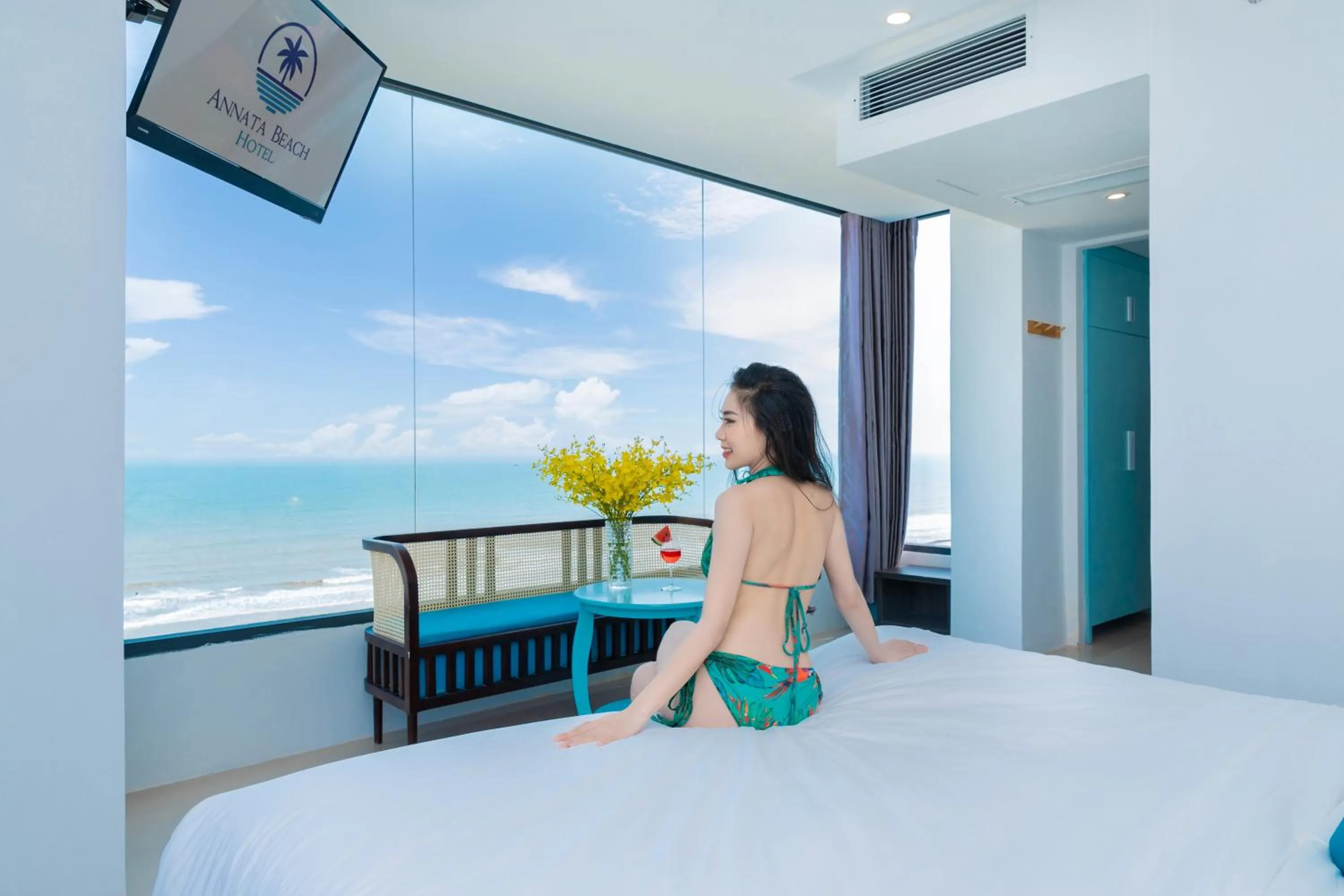 Natural landscape, Bed in Annata Beach Hotel