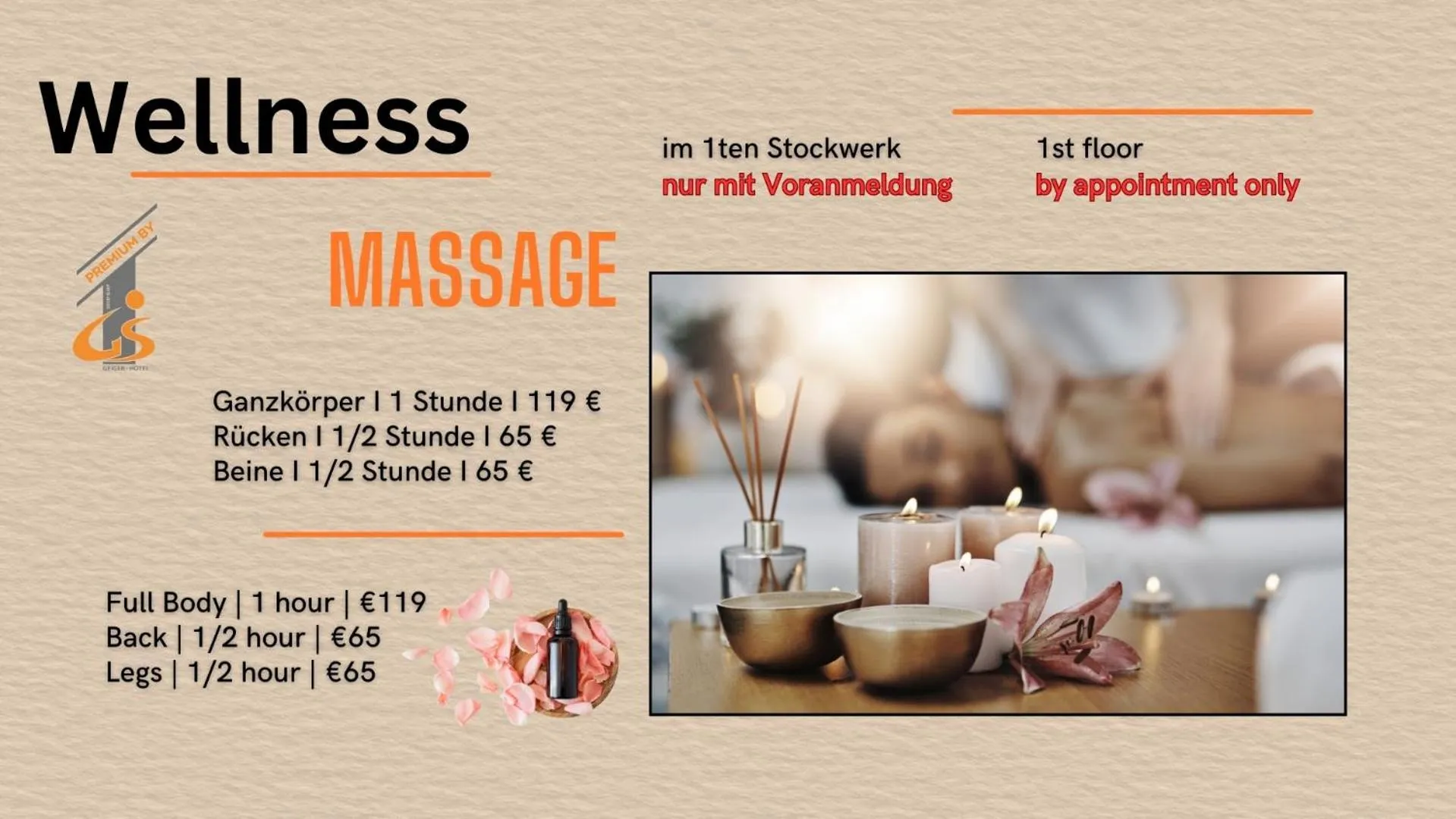 Spa and wellness centre/facilities in premium by GS Hotel