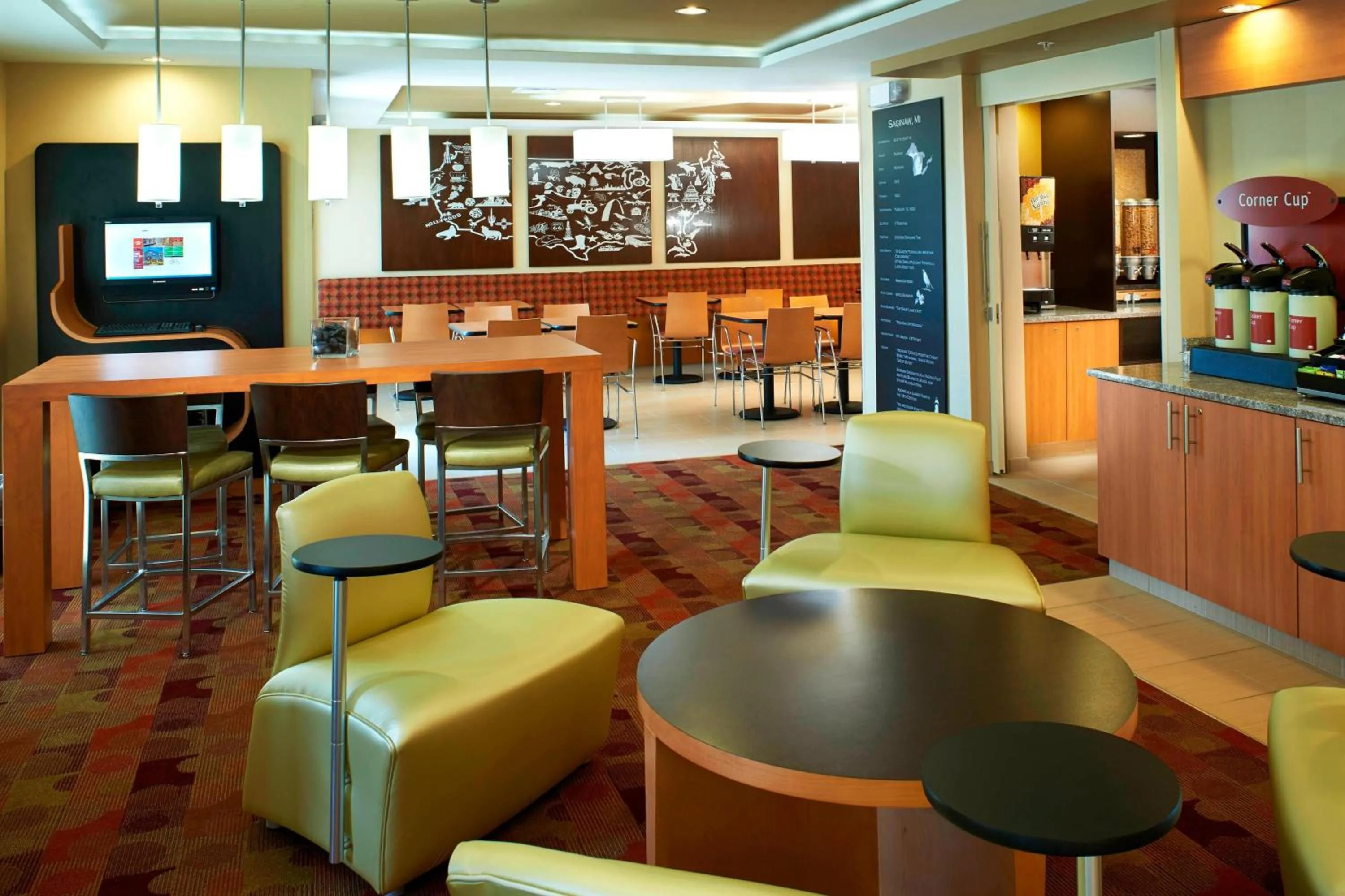 Lobby or reception in TownePlace Suites by Marriott Saginaw