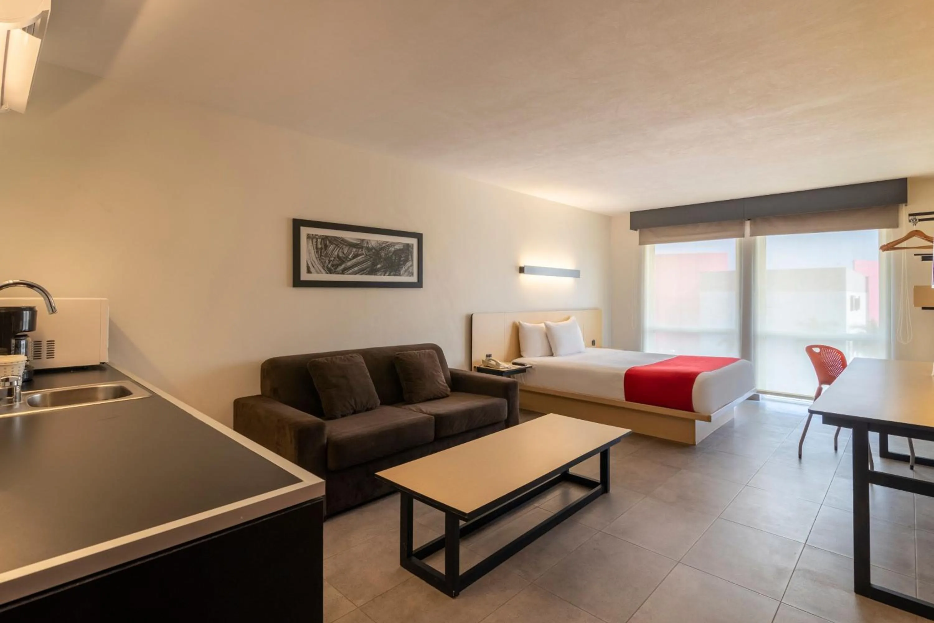 Bedroom, Bed in City Express by Marriott Chetumal