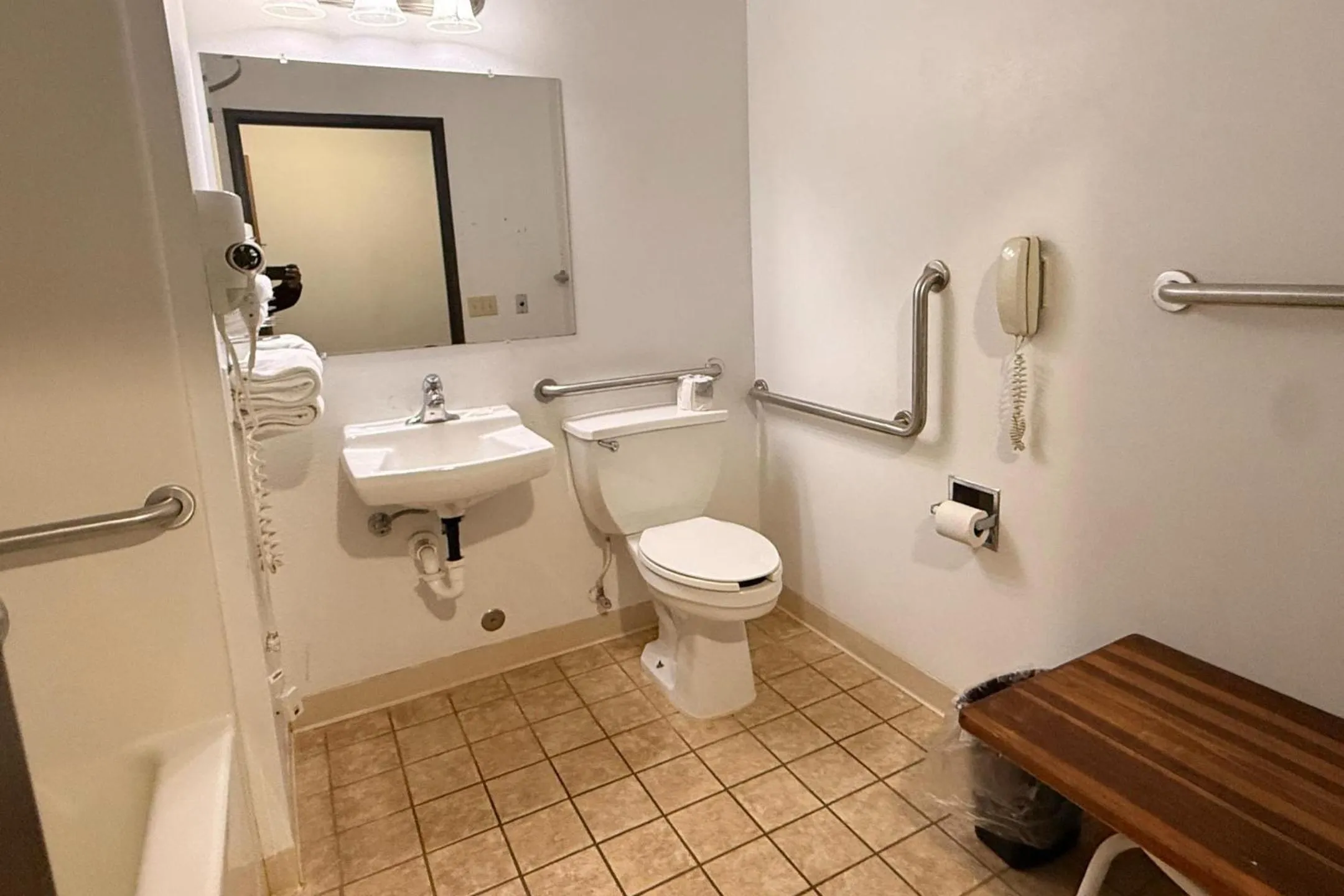 Bathroom in Westwood Inn & Suites Kimball I 90