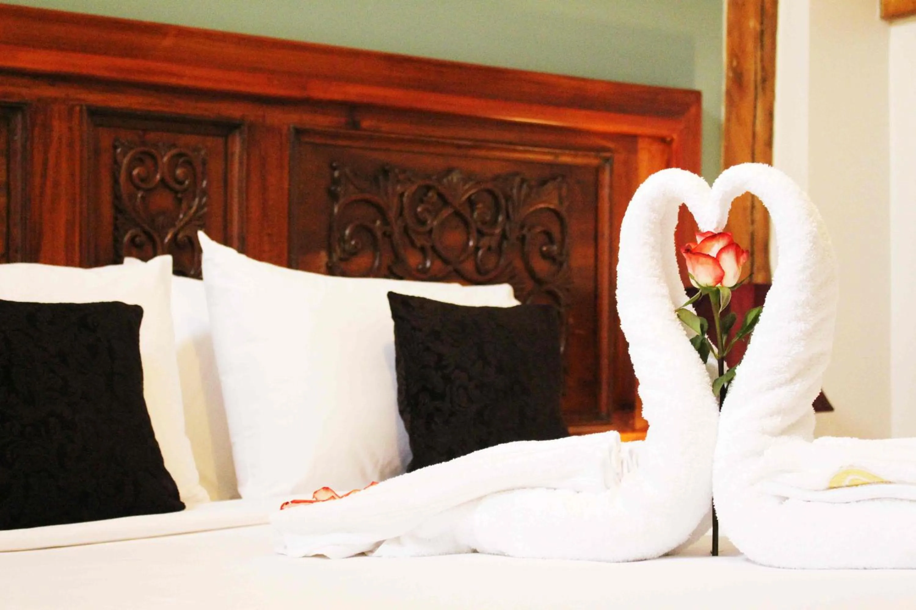 Decorative detail, Bed in Casa Joaquin Boutique Hotel