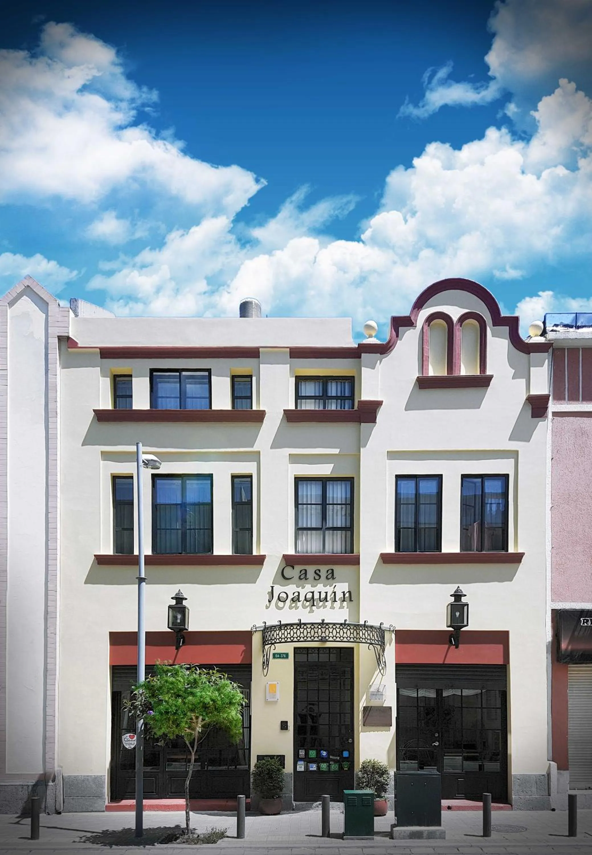 Facade/entrance in Casa Joaquin Boutique Hotel