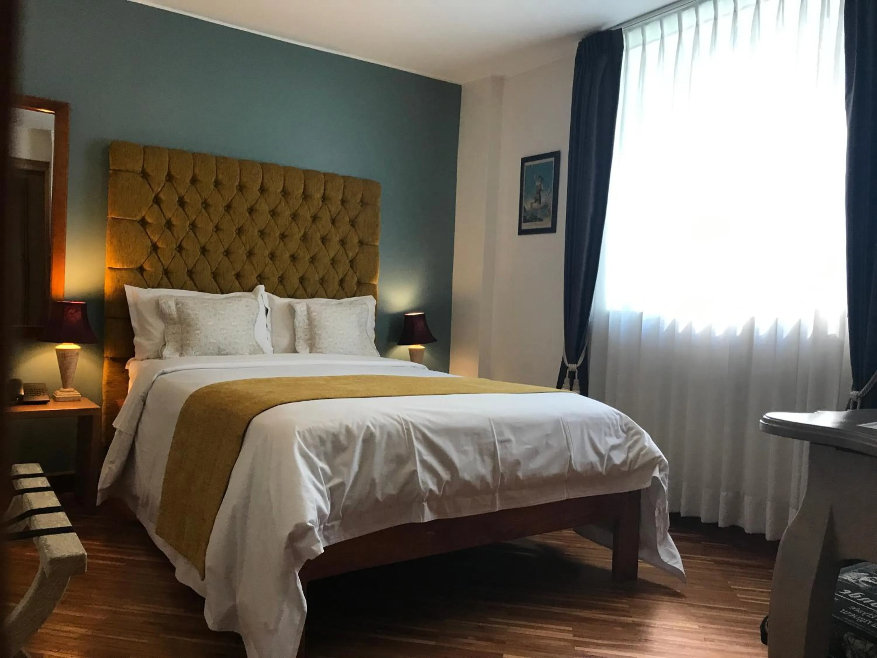 Decorative detail, Bed in Casa Joaquin Boutique Hotel