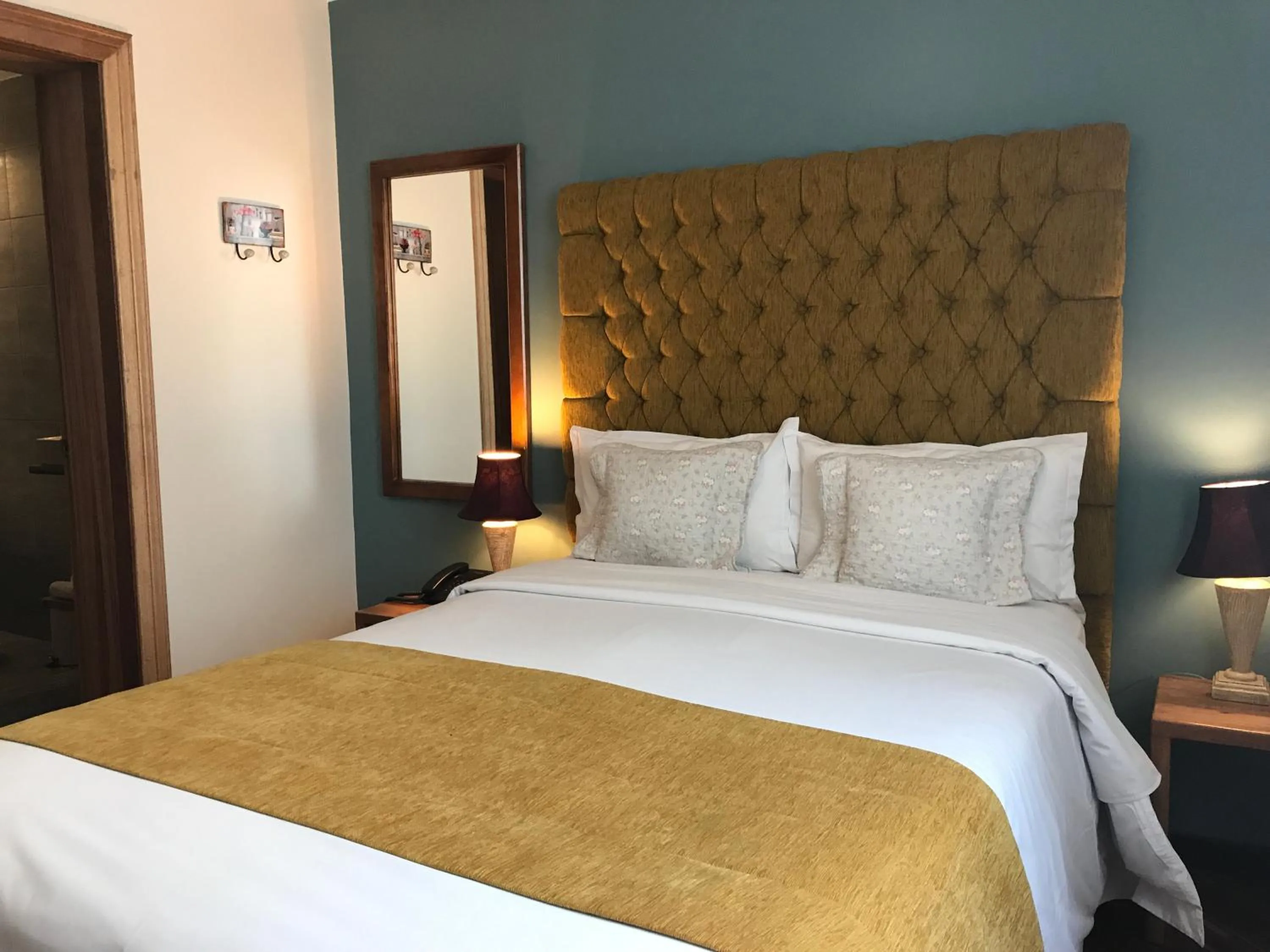 Decorative detail, Bed in Casa Joaquin Boutique Hotel