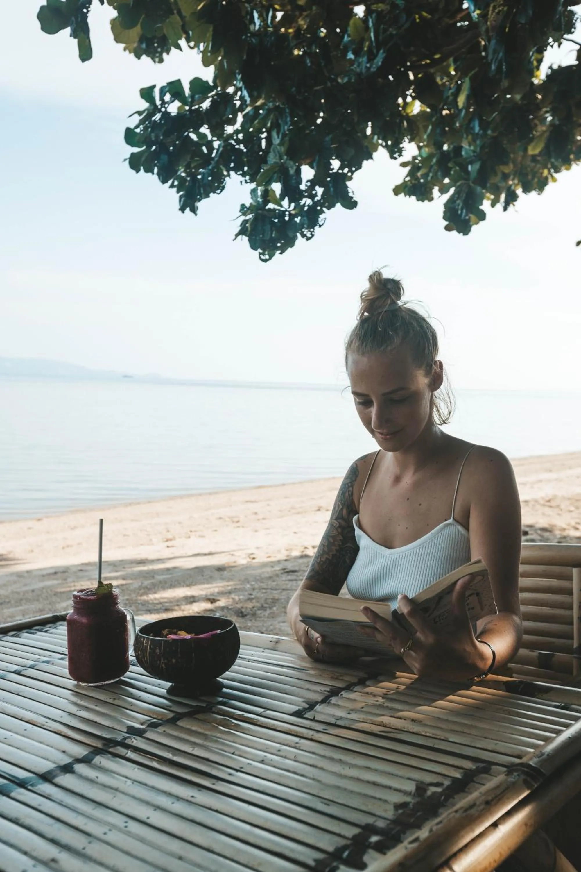 Restaurant/places to eat in Tiki Beach Koh Phangan Beach Restaurant Bar and Coworking