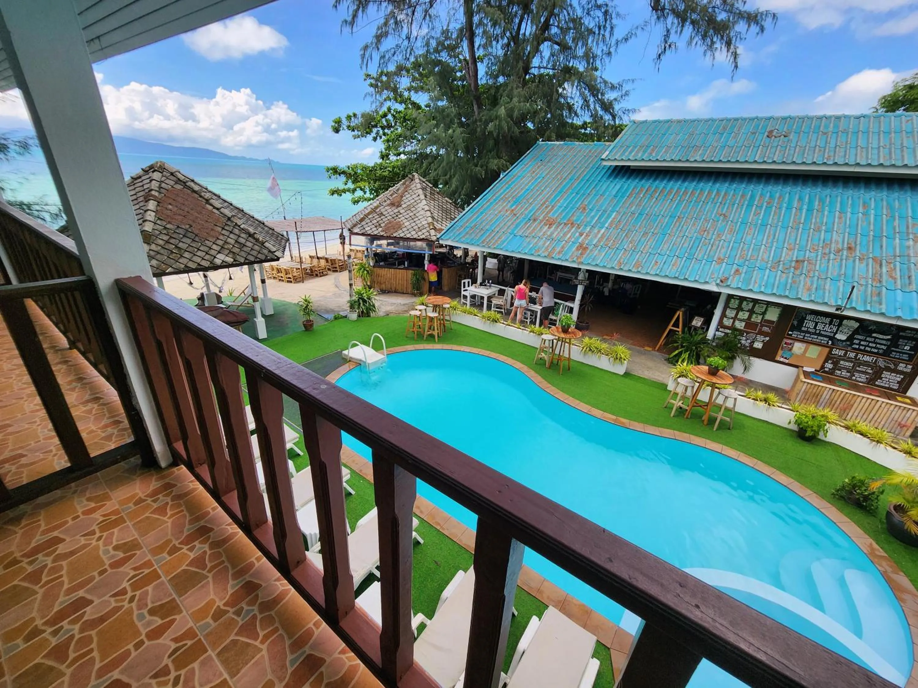 Tiki Beach Koh Phangan Beach Restaurant Bar and Coworking