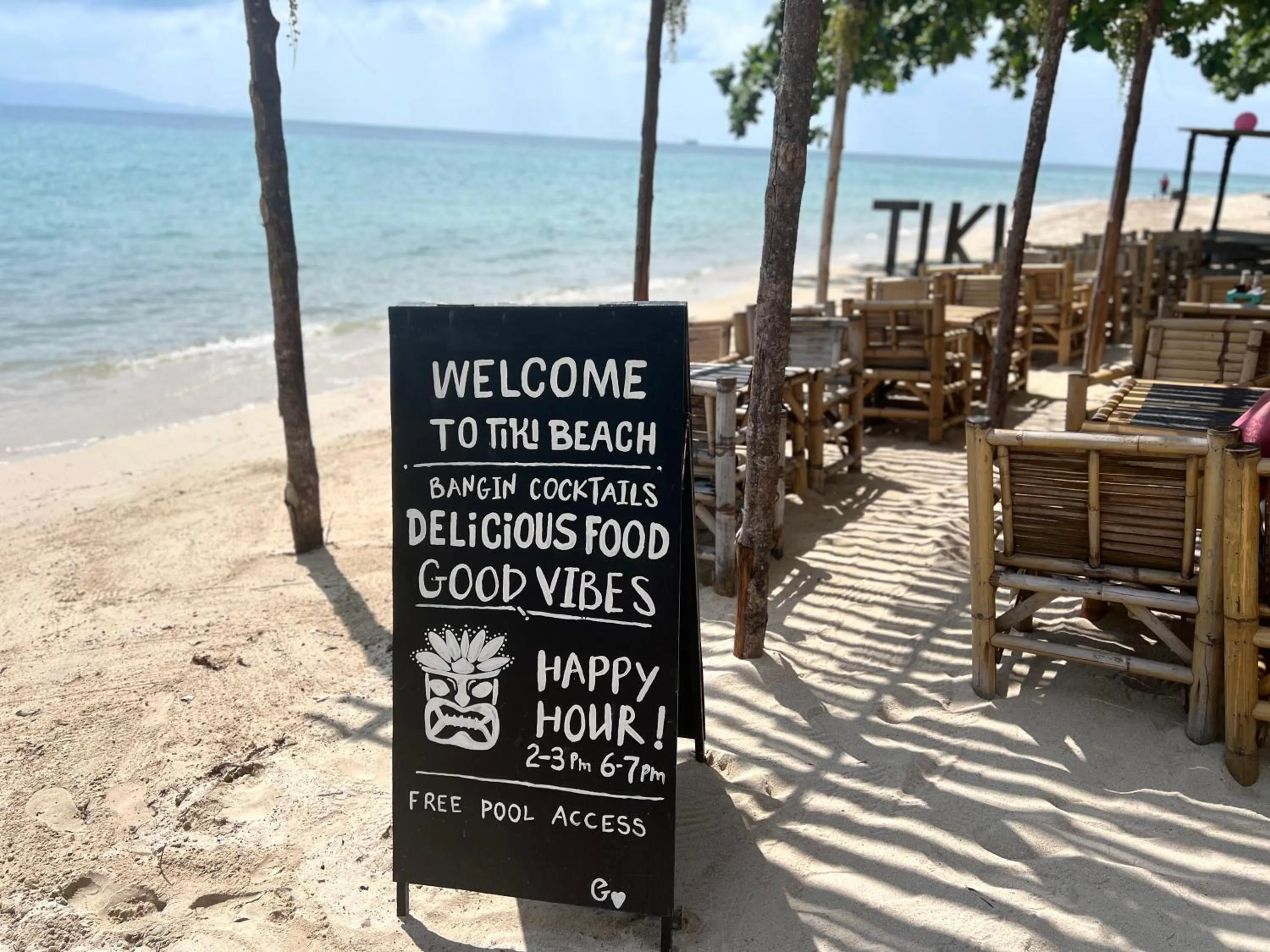 Tiki Beach Koh Phangan Beach Restaurant Bar and Coworking