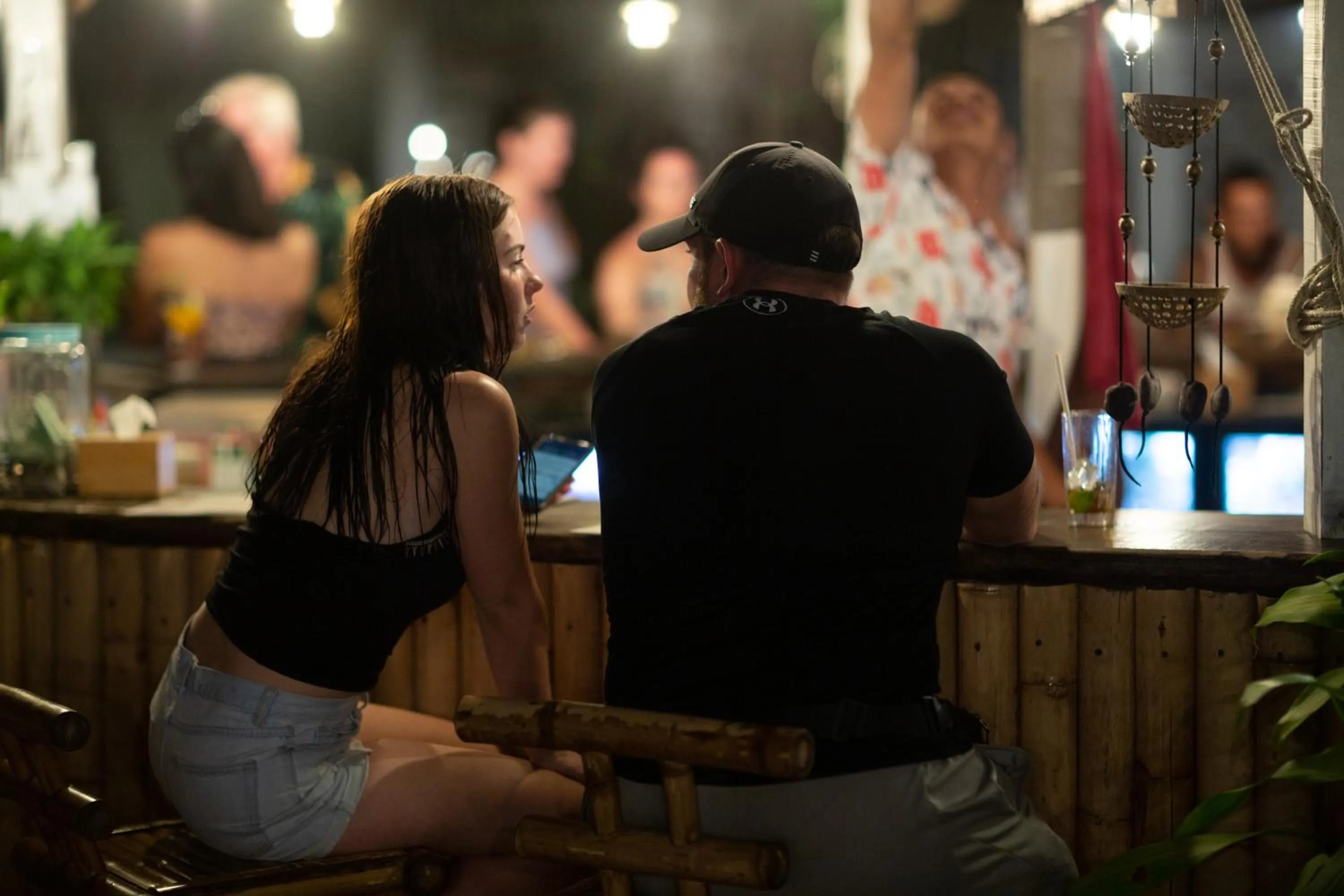 Lounge or bar in Tiki Beach Koh Phangan Beach Restaurant Bar and Coworking