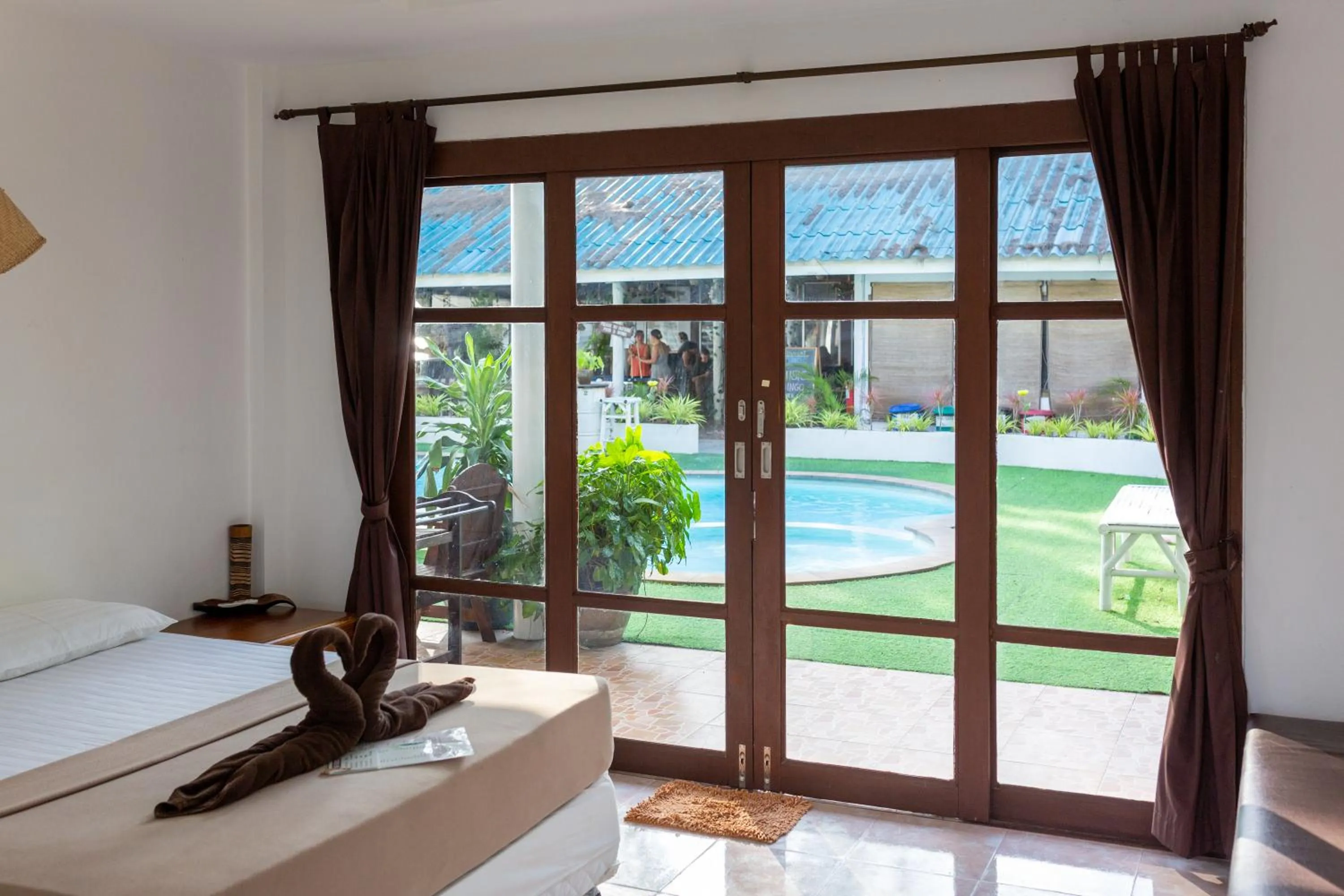 Swimming pool in Tiki Beach Koh Phangan Beach Restaurant Bar and Coworking