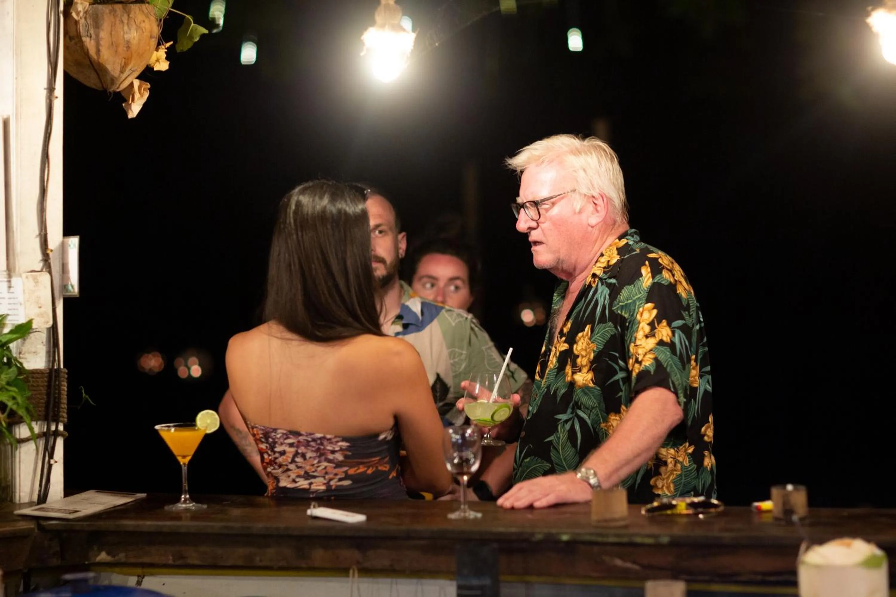 Guests in Tiki Beach Koh Phangan Beach Restaurant Bar and Coworking