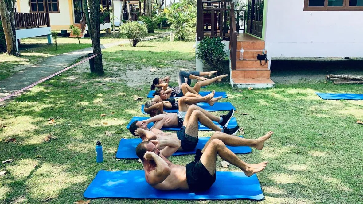 Fitness centre/facilities in Tiki Beach Koh Phangan Beach Restaurant Bar and Coworking