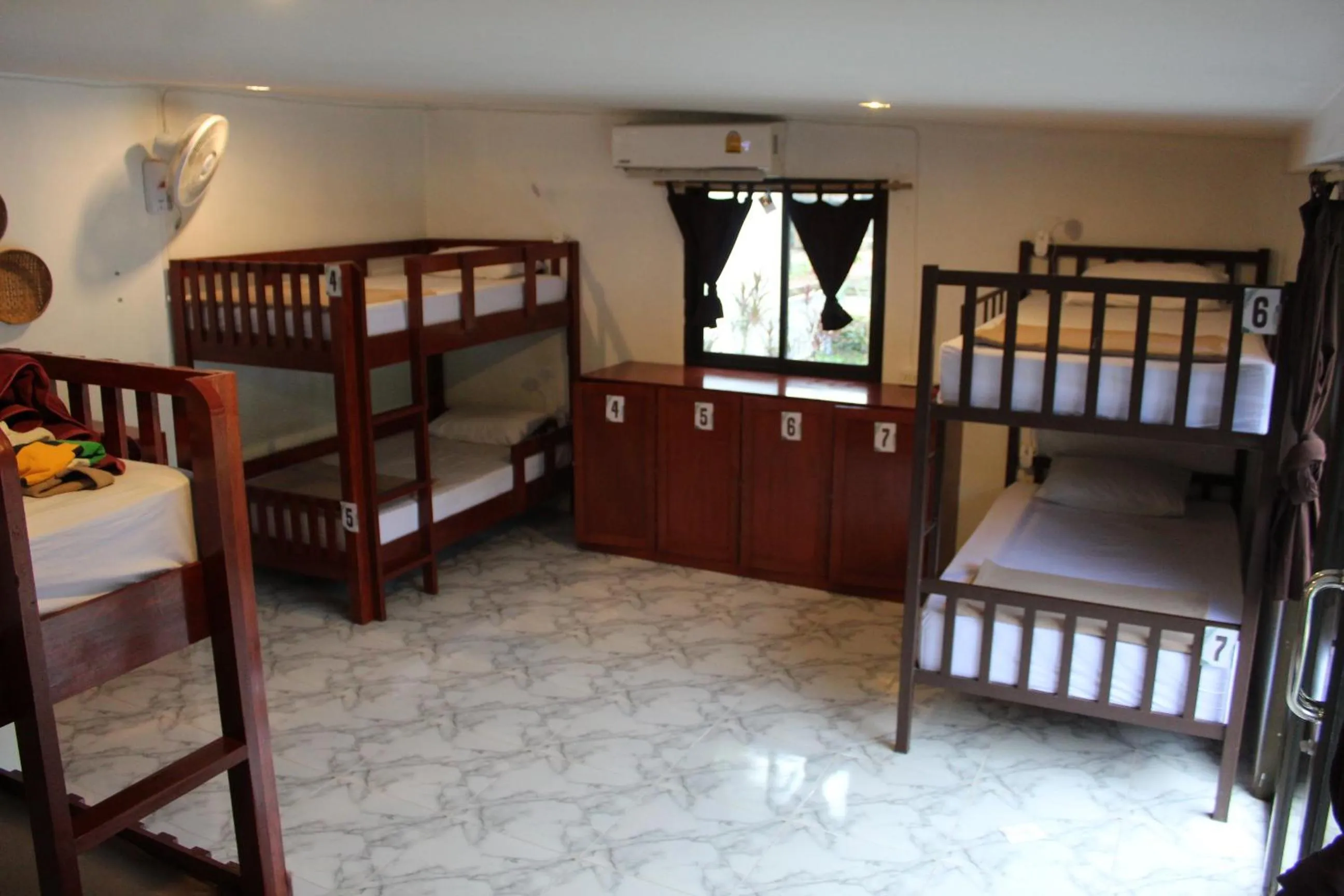 Bed in Tiki Beach Koh Phangan Beach Restaurant Bar and Coworking