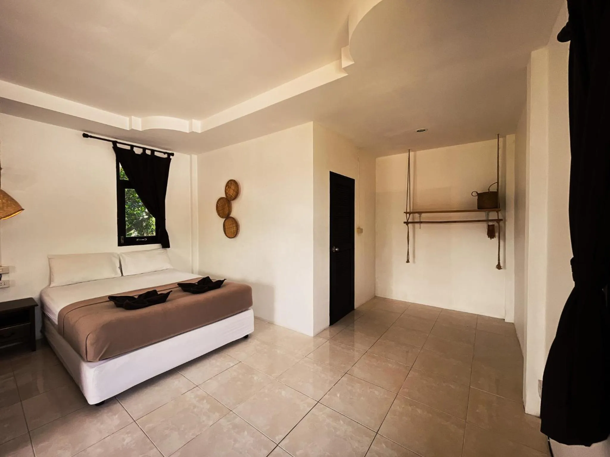 Bed in Tiki Beach Koh Phangan Beach Restaurant Bar and Coworking