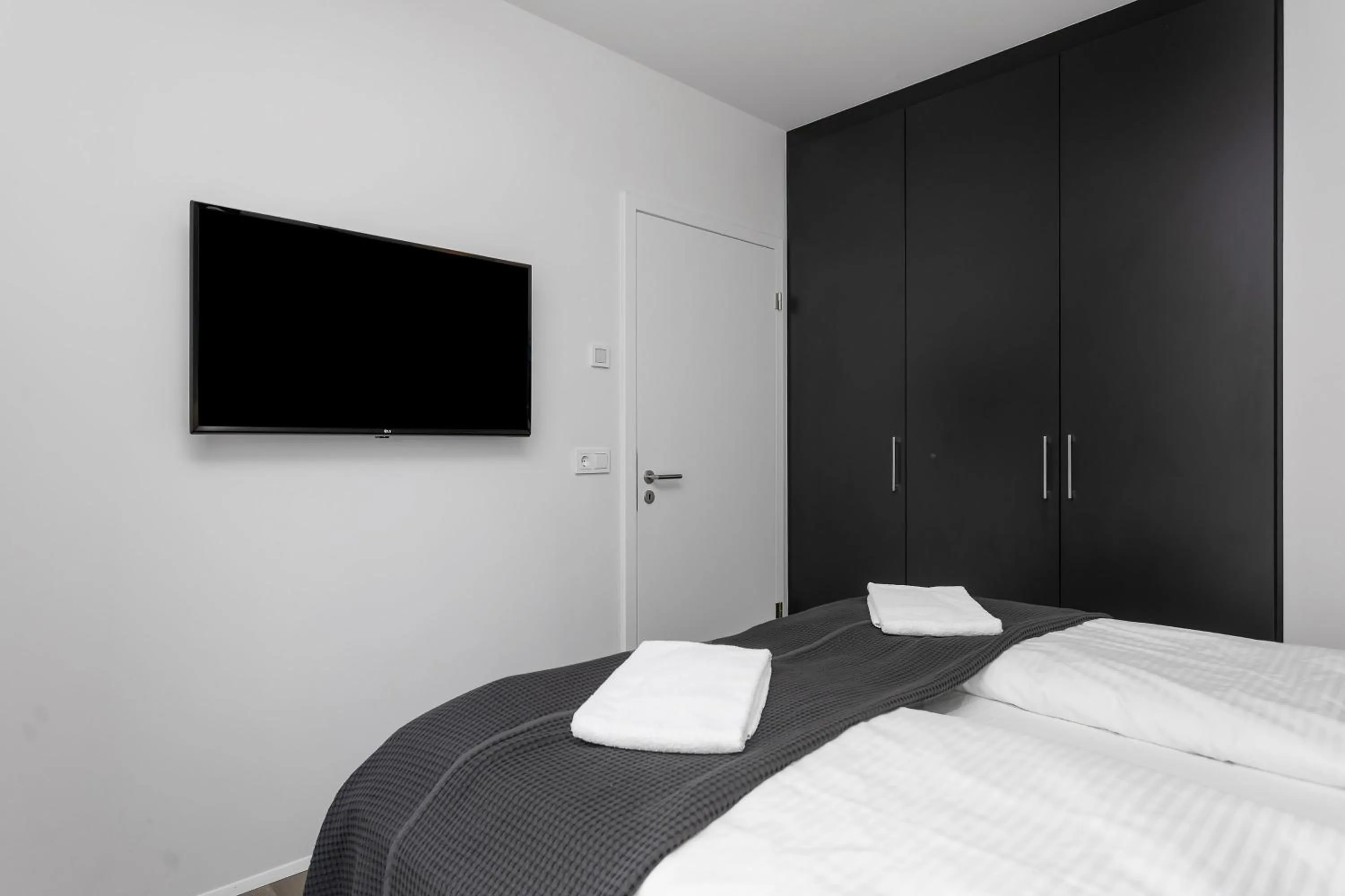 Bed in Sif Apartments by Heimaleiga