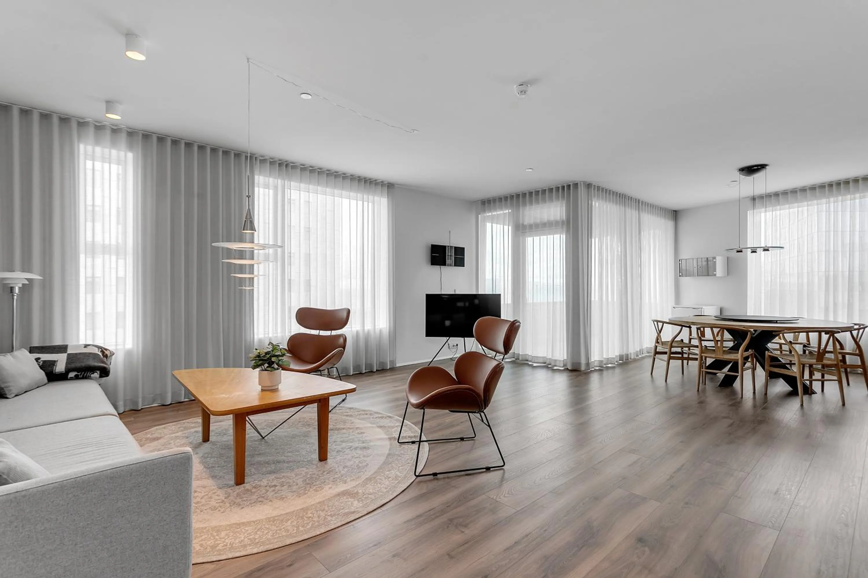 TV and multimedia in Sif Apartments by Heimaleiga