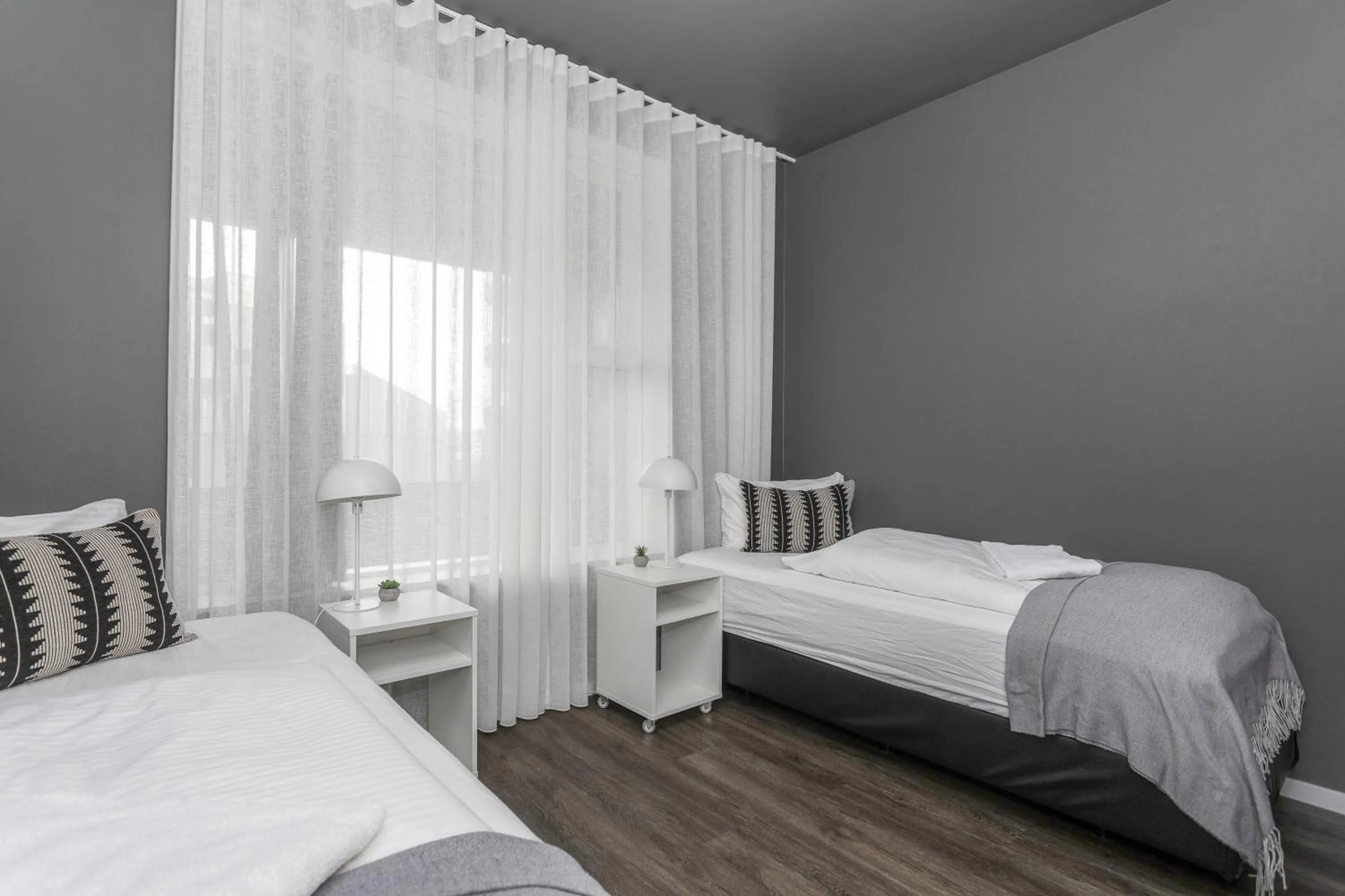 Bed in Sif Apartments by Heimaleiga