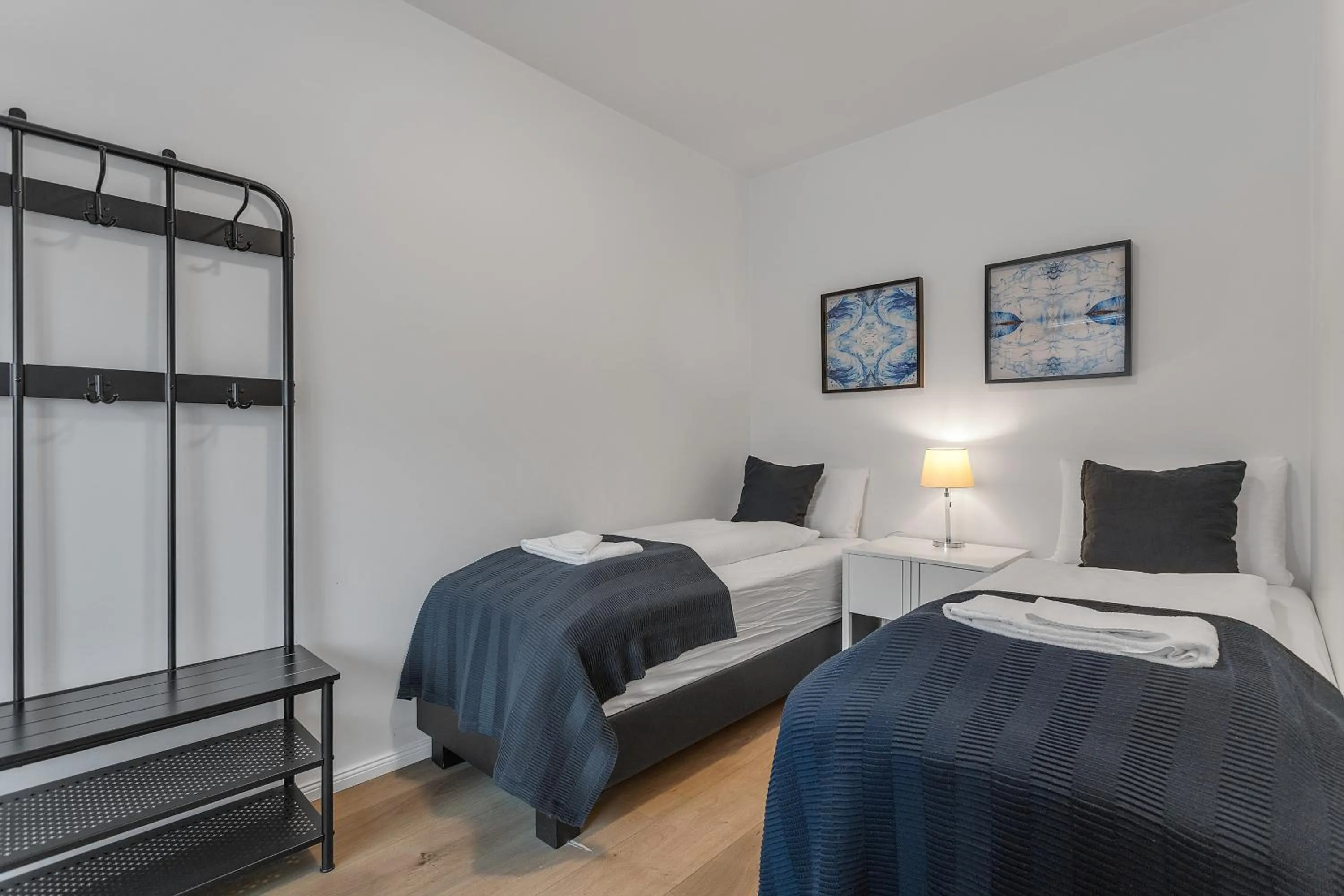 Bed in Sif Apartments by Heimaleiga