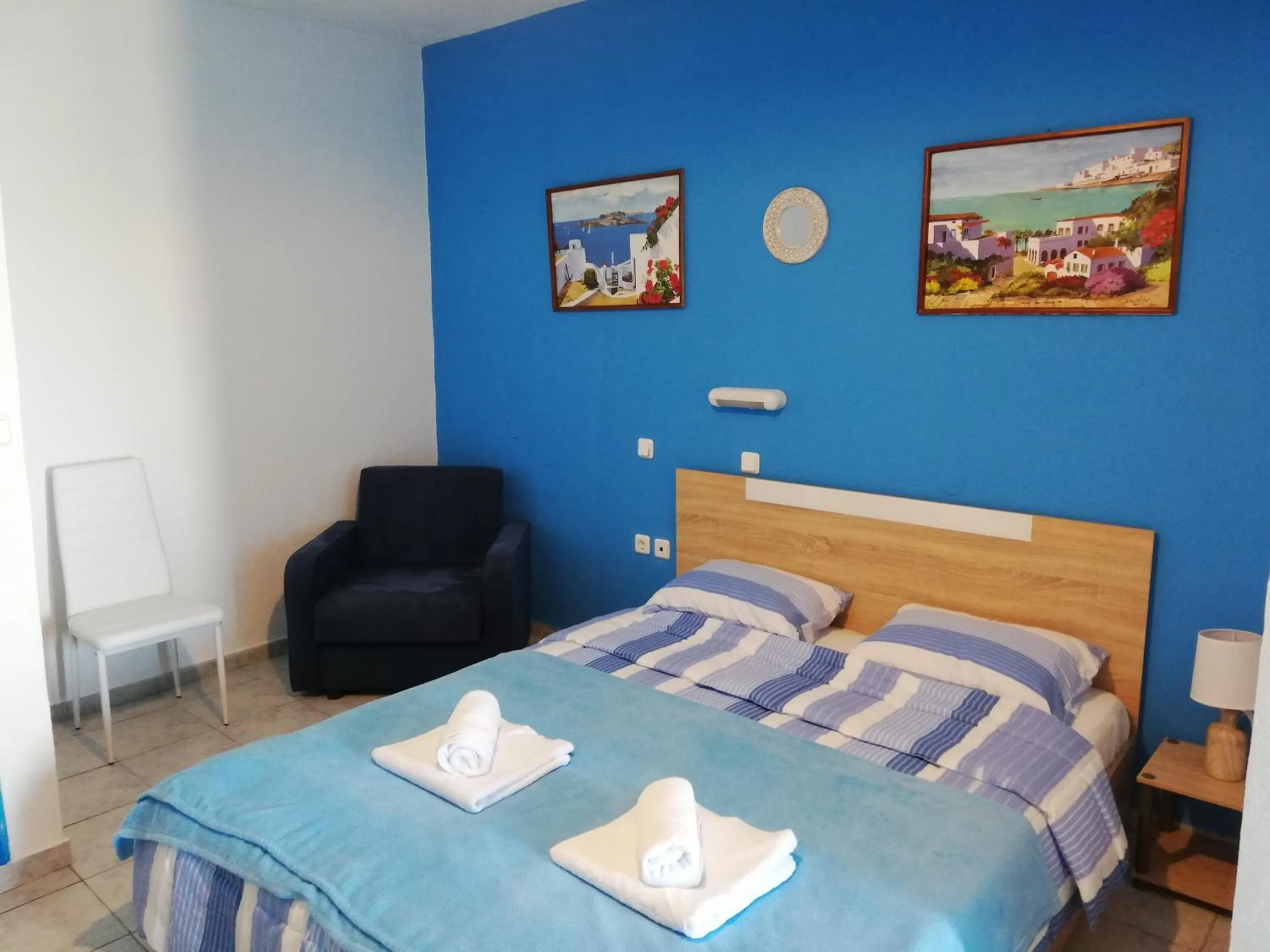 Bed in Vangelis Studios