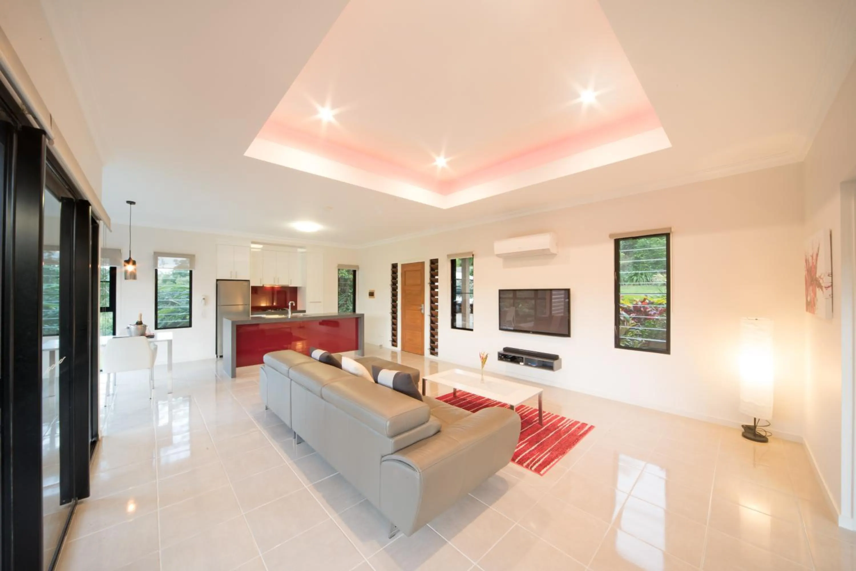Living room in Seclude Rainforest Retreat