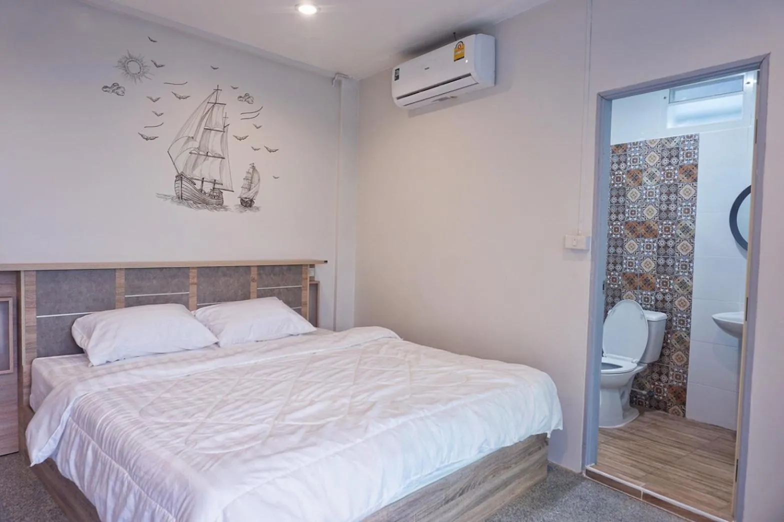 Bed in Baan1668 Hometel near Chinatown One Bangkok