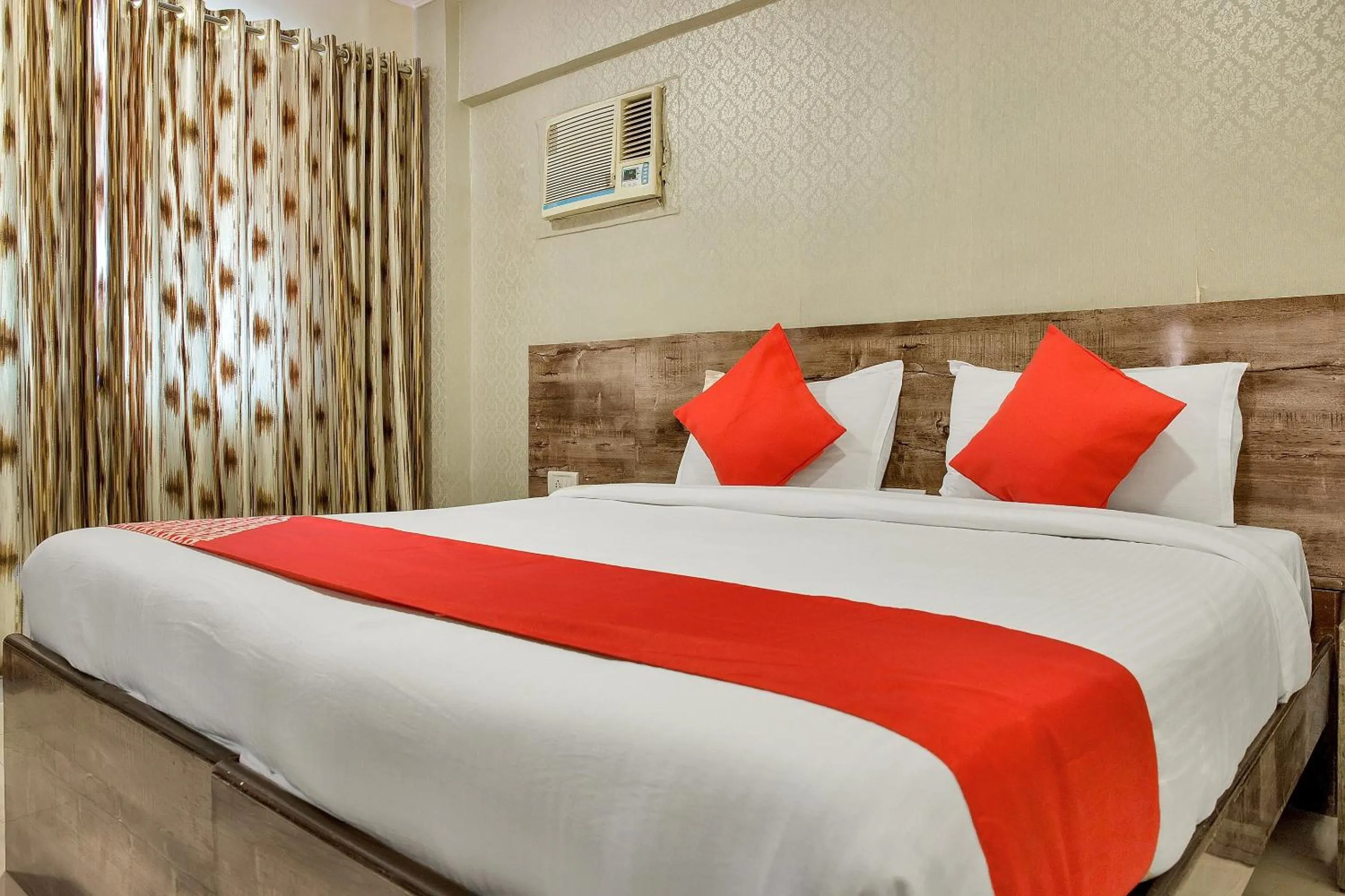Bedroom, Bed in Hotel O Rana Residency Near Western Express Highway Metro Station