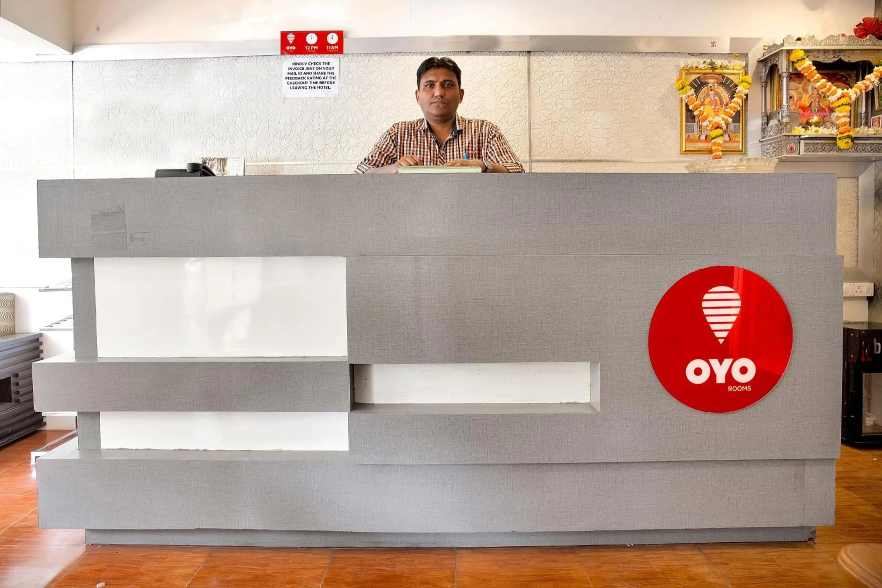 Lobby or reception in Hotel O Rana Residency Near Western Express Highway Metro Station