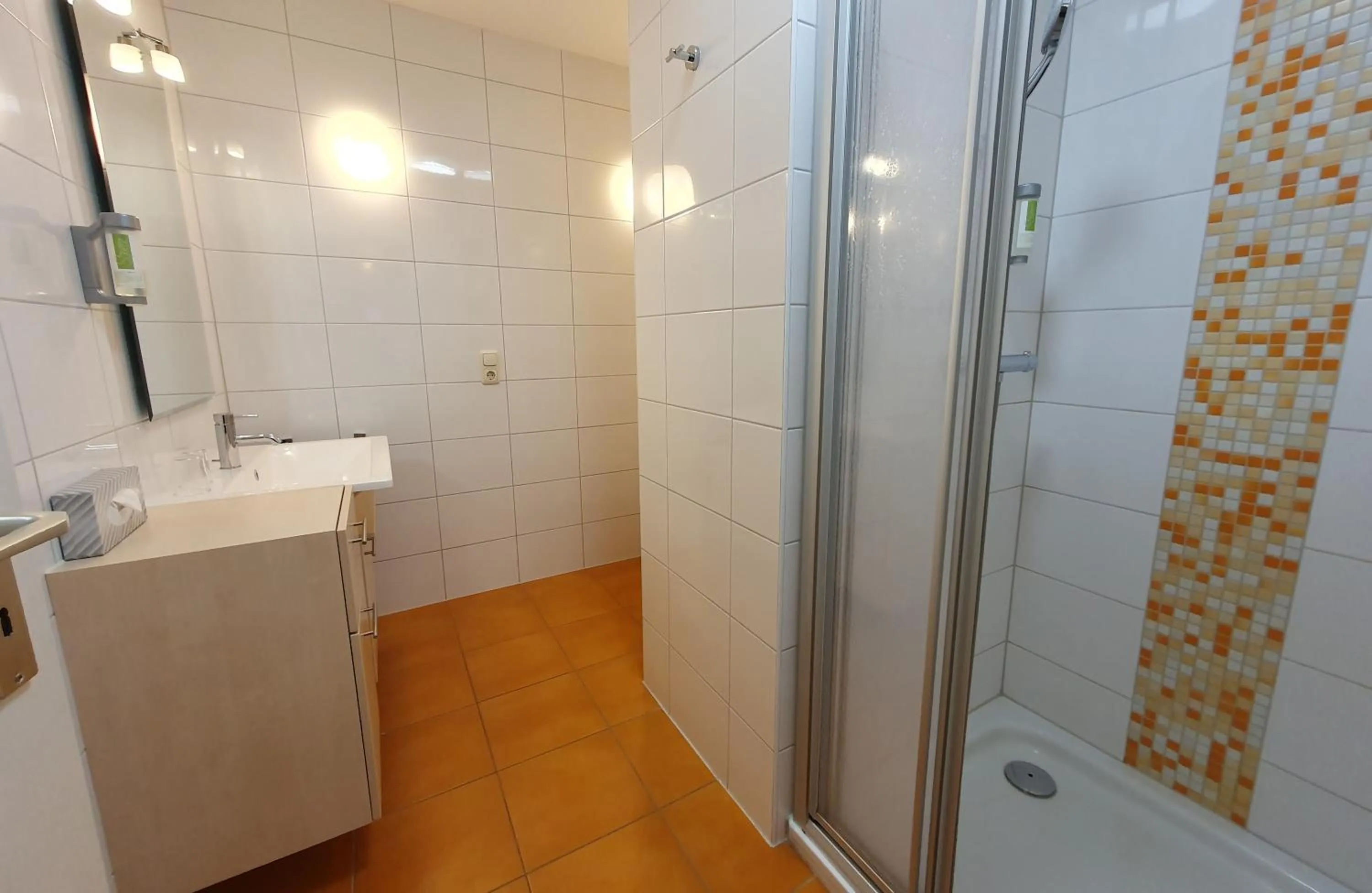 Shower in R&R Villen Baabe