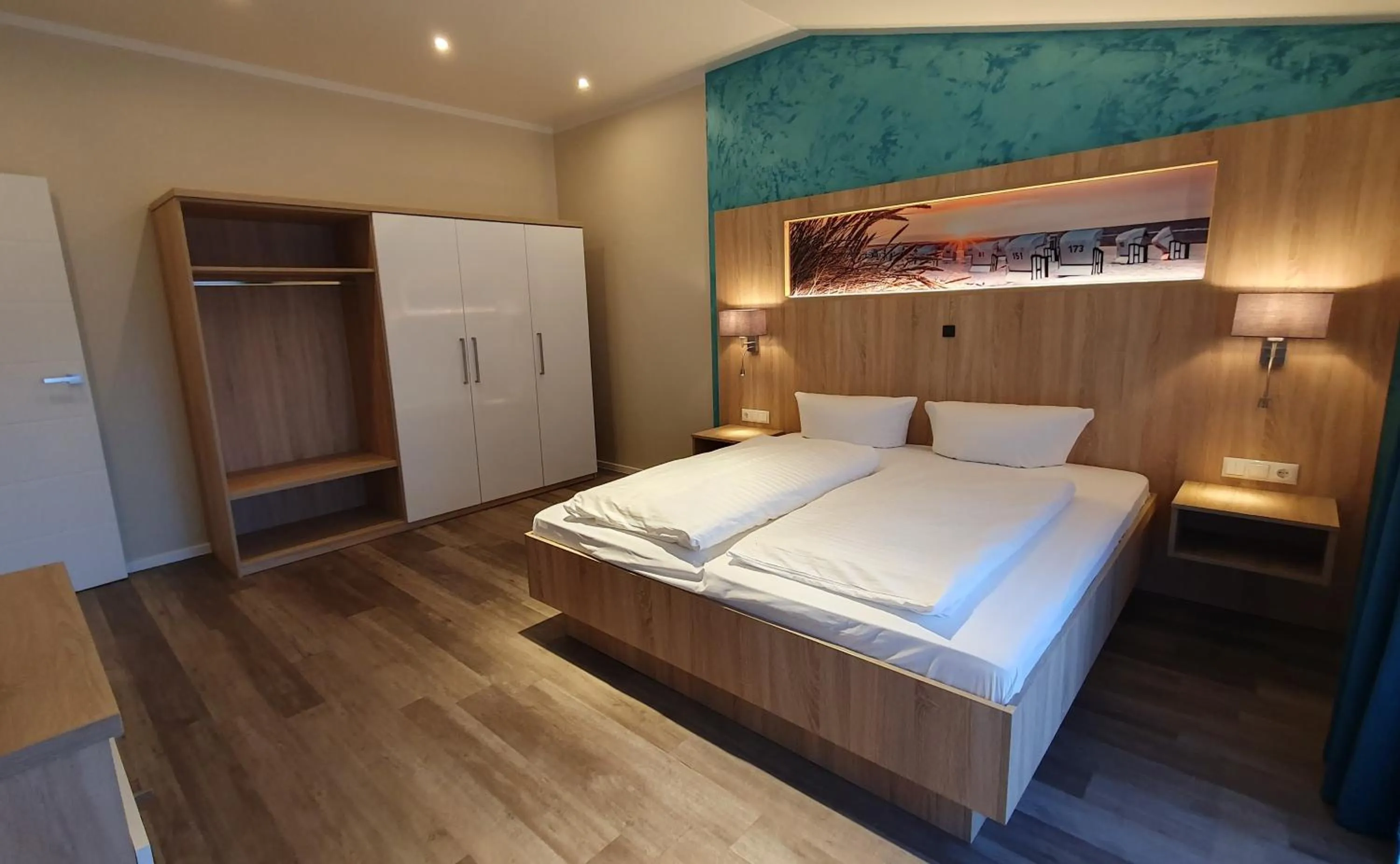 Bedroom, Bed in R&R Villen Baabe