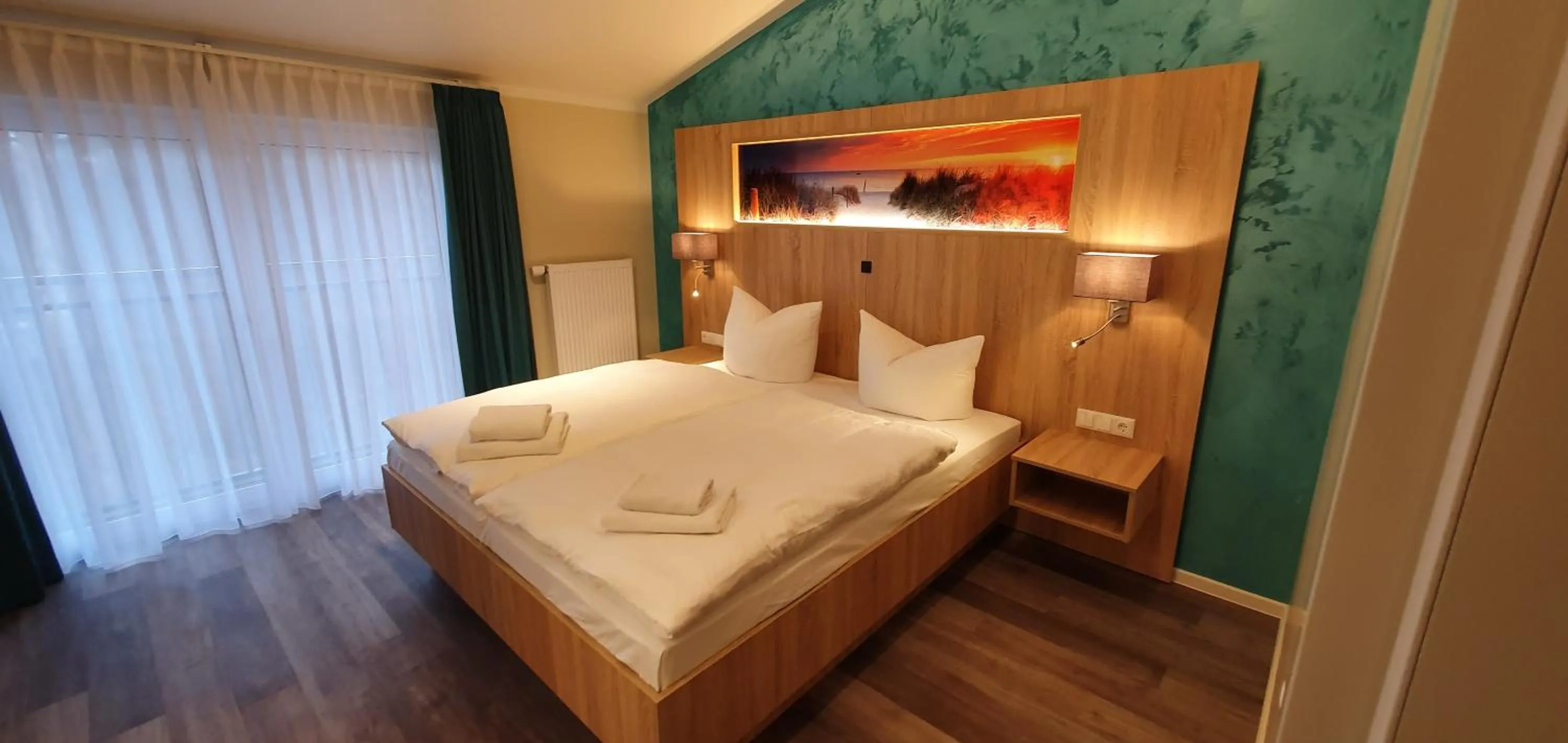 Bedroom, Bed in R&R Villen Baabe