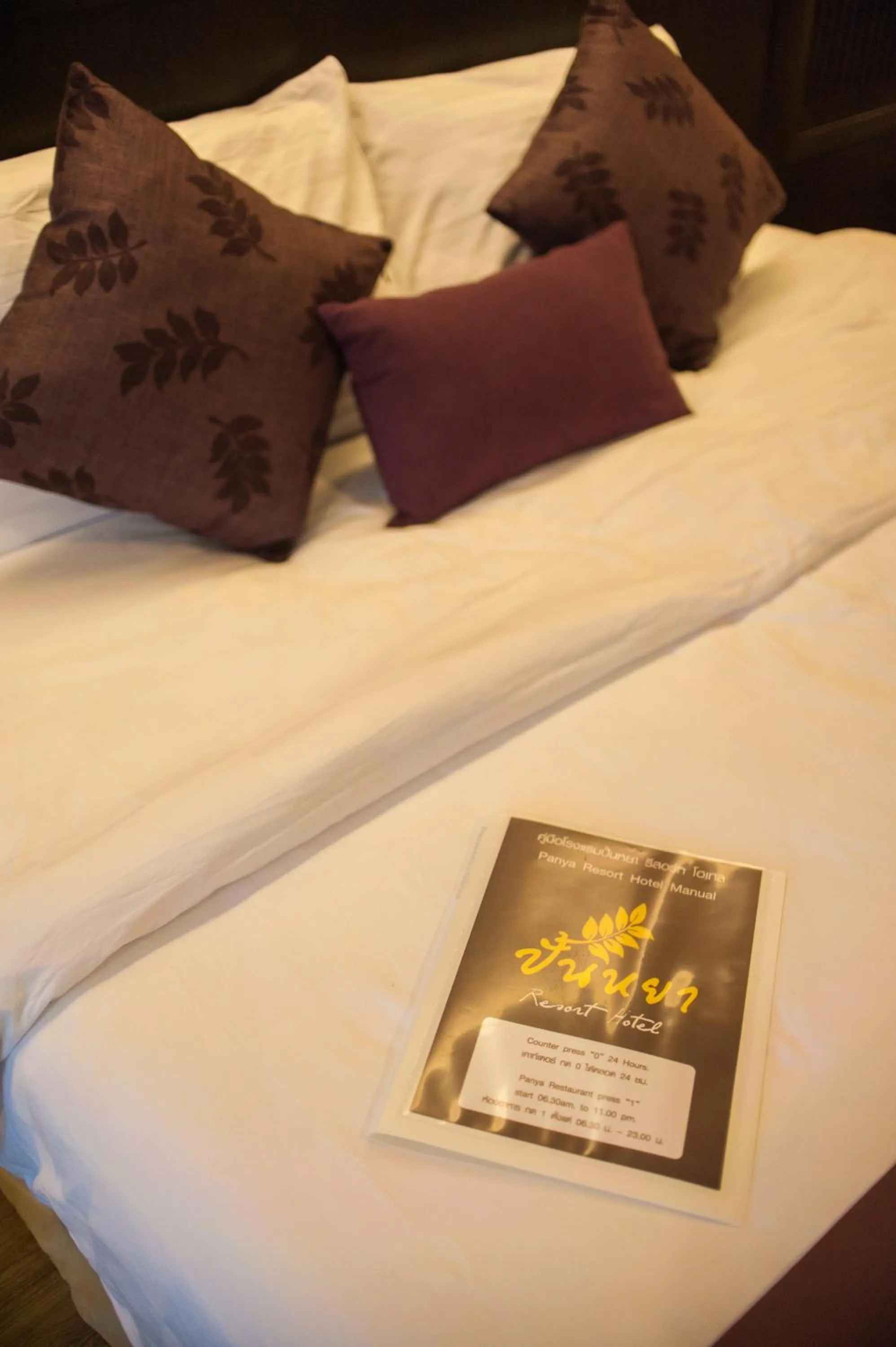 Bed in Panya Resort Hotel