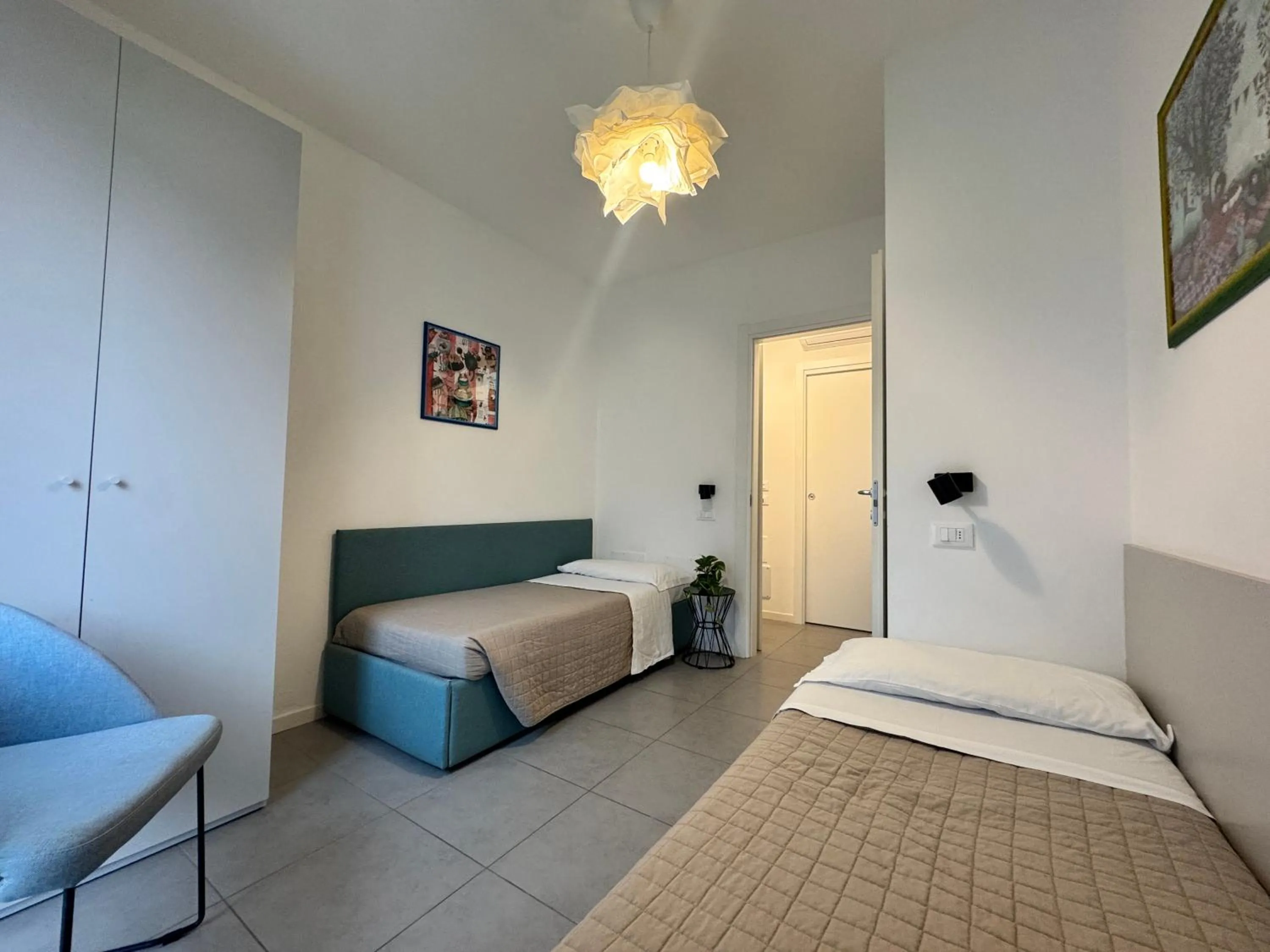 Bed in Sisan Family Resort