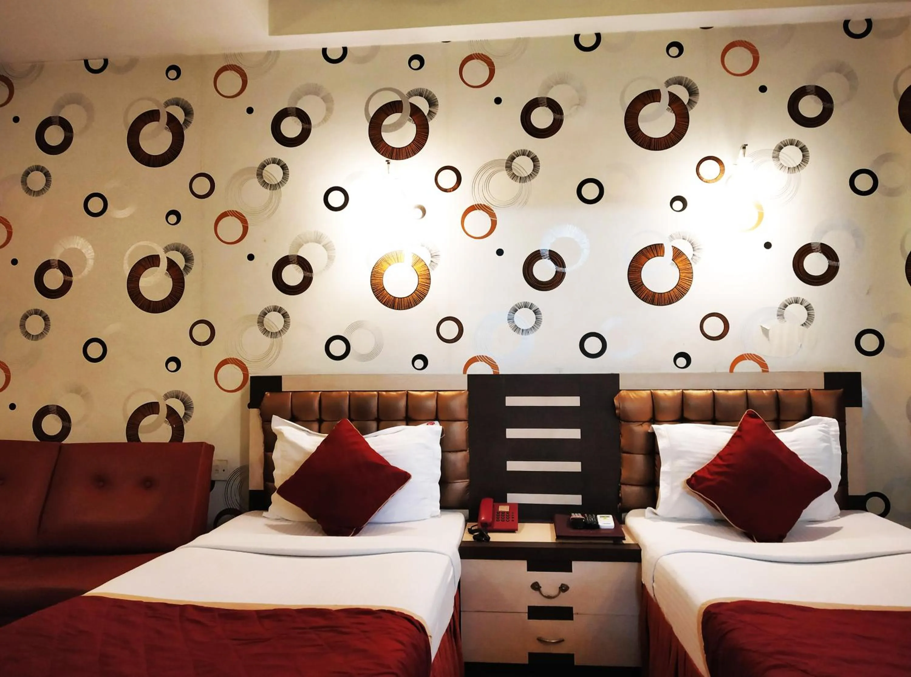 Bed in Hotel Executive Tower